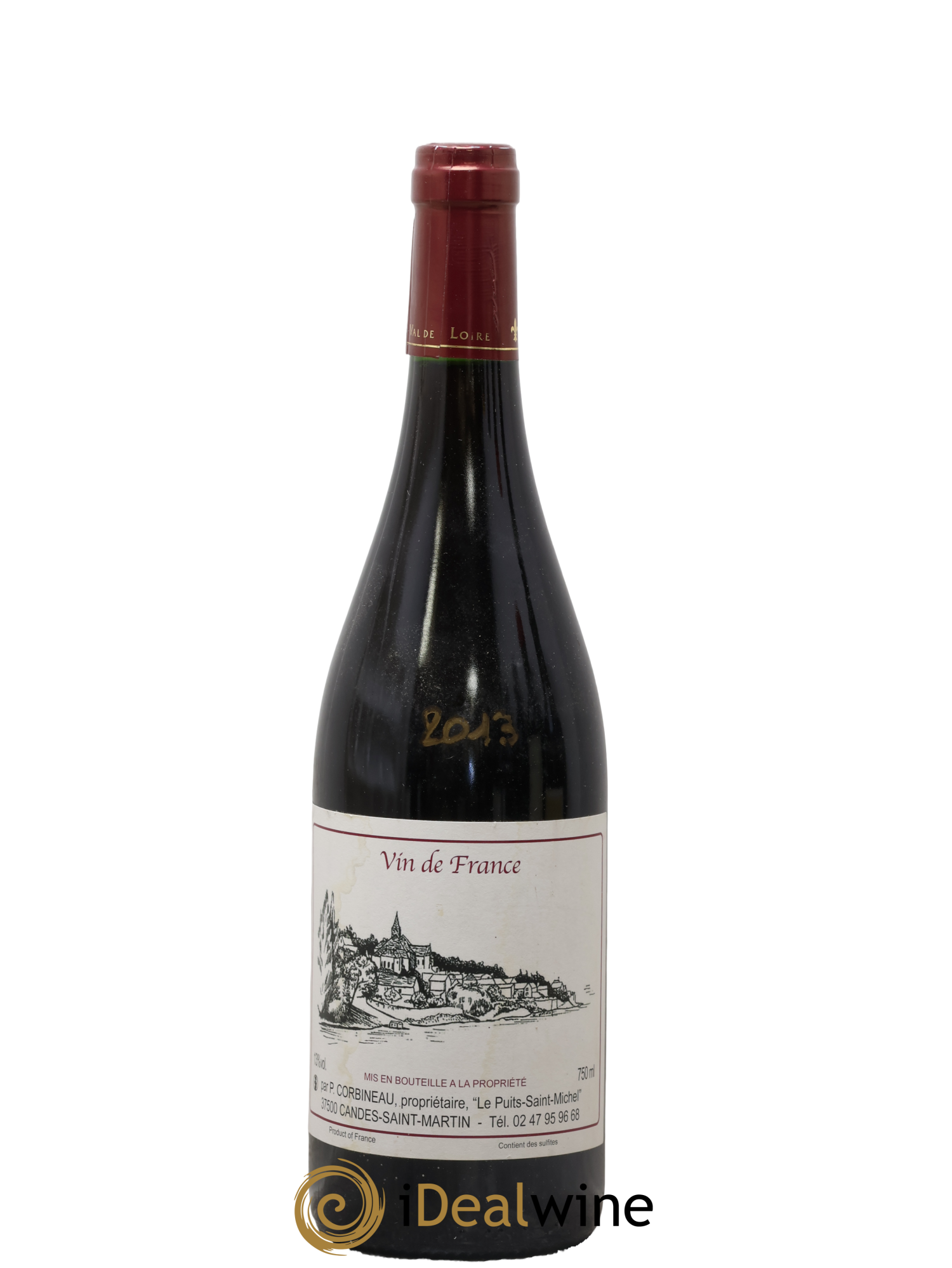 Vin de France Le 13 Patrick Corbineau 2013 - Lot of 1 bottle - 0