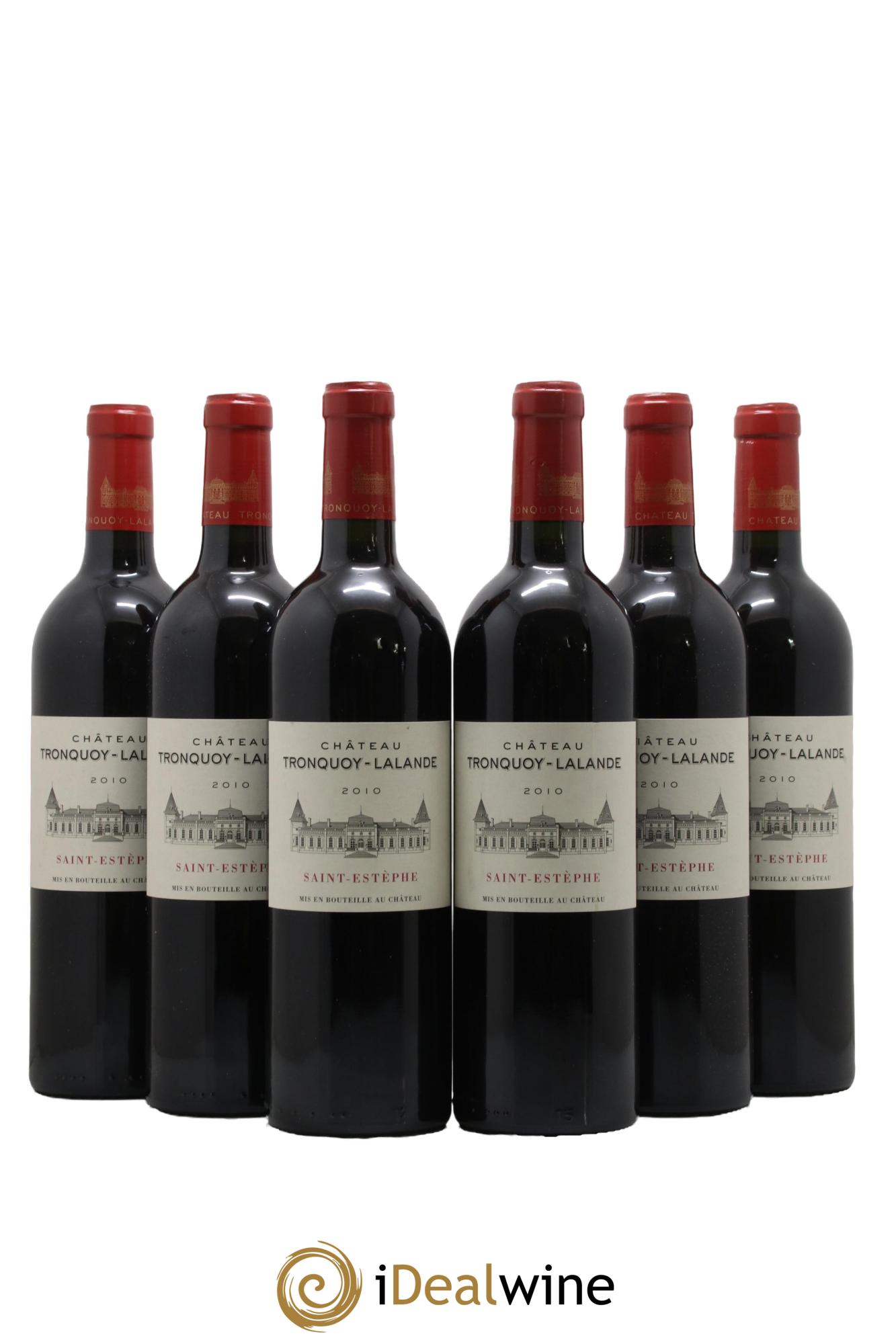 Château Tronquoy Lalande 2010 - Lot de 6 bouteilles - 0