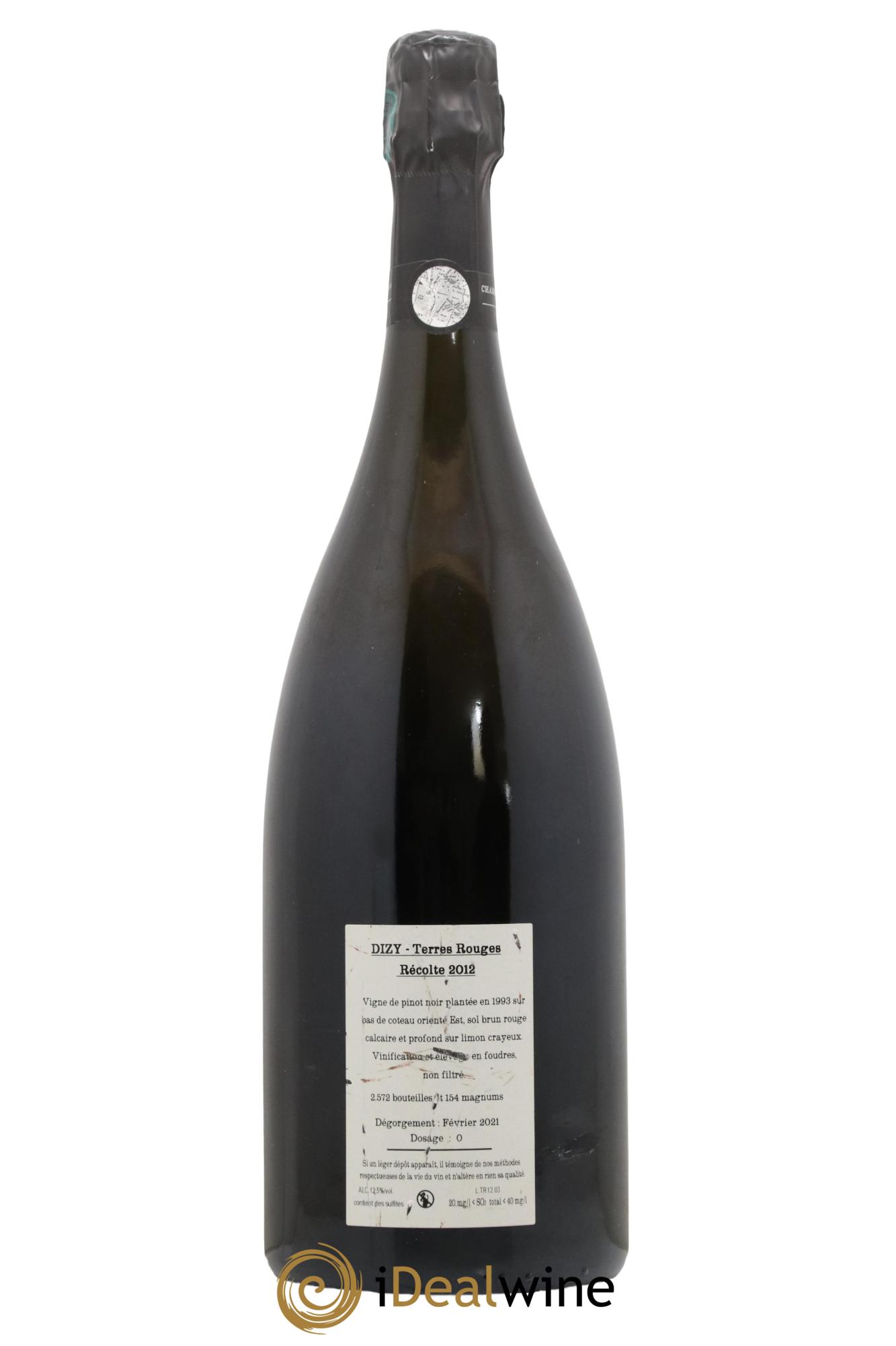 Dizy Terres Rouges Extra-Brut Jacquesson 2012 - Posten von 1 Magnum - 1