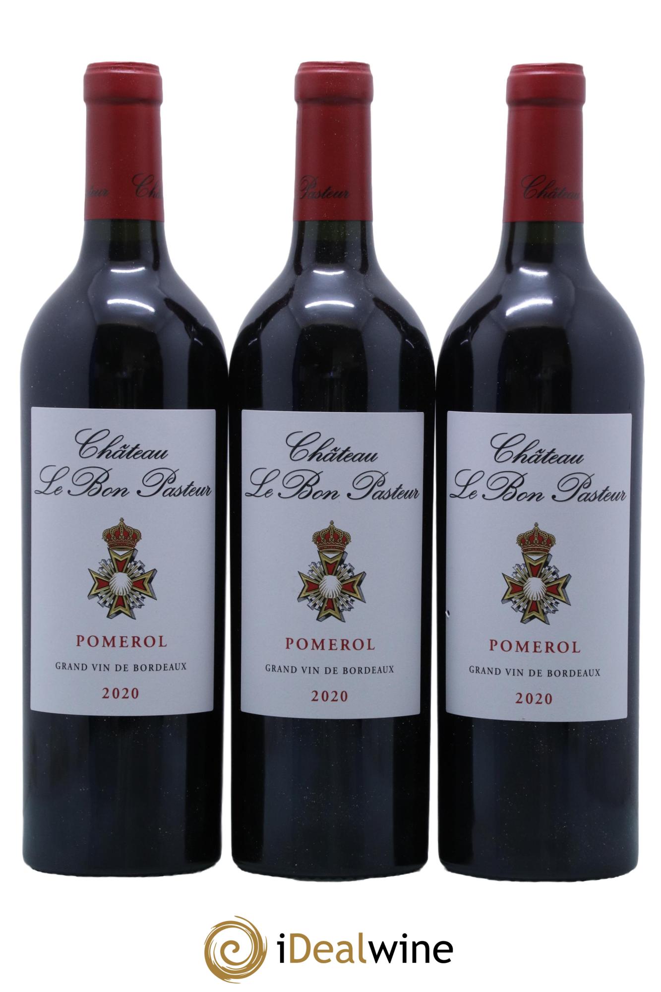 Château le Bon Pasteur 2020 - Lot de 3 bouteilles - 0