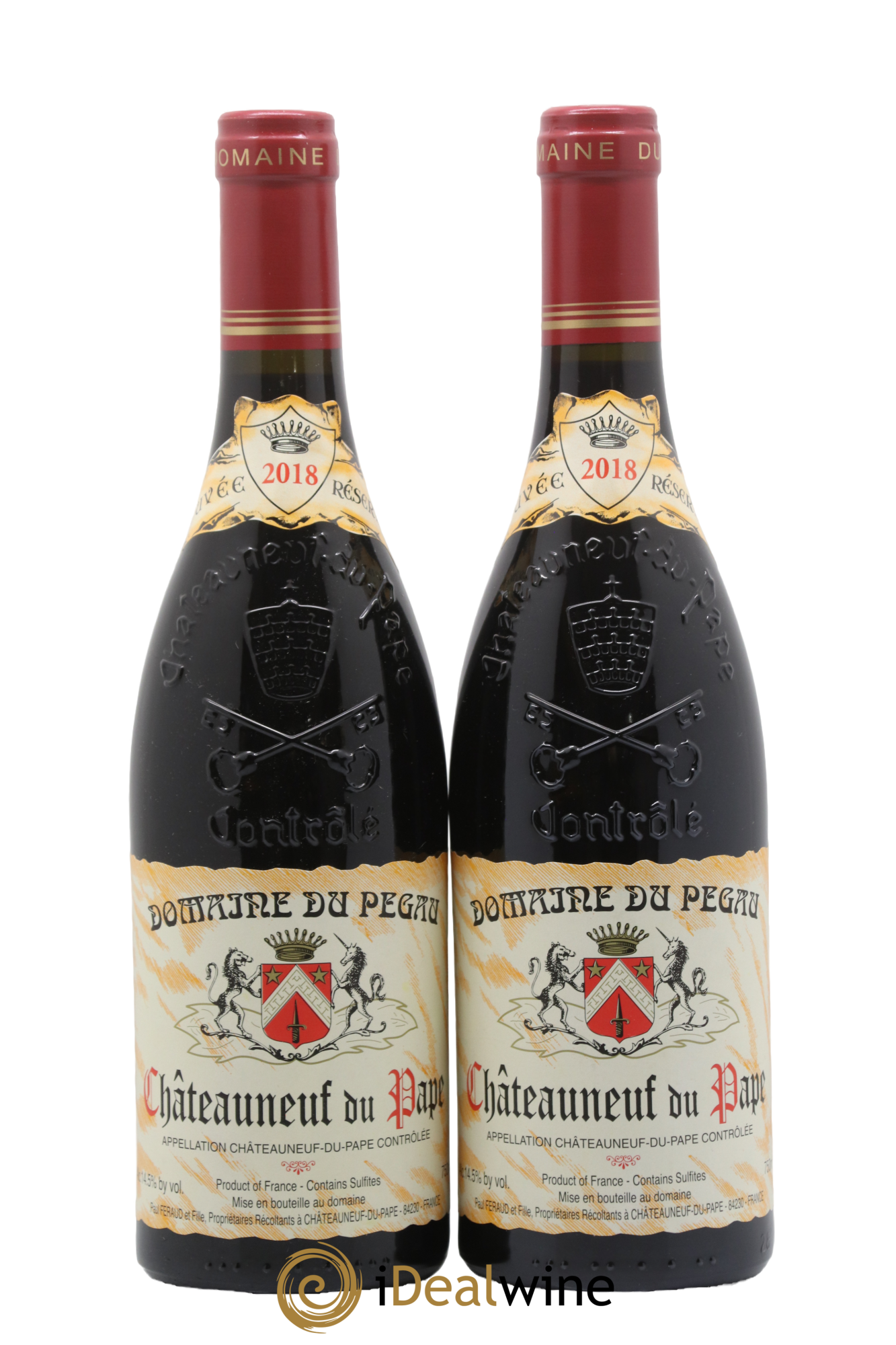 Châteauneuf-du-Pape Domaine du Pegau 2018 - Posten von 2 Flaschen - 0