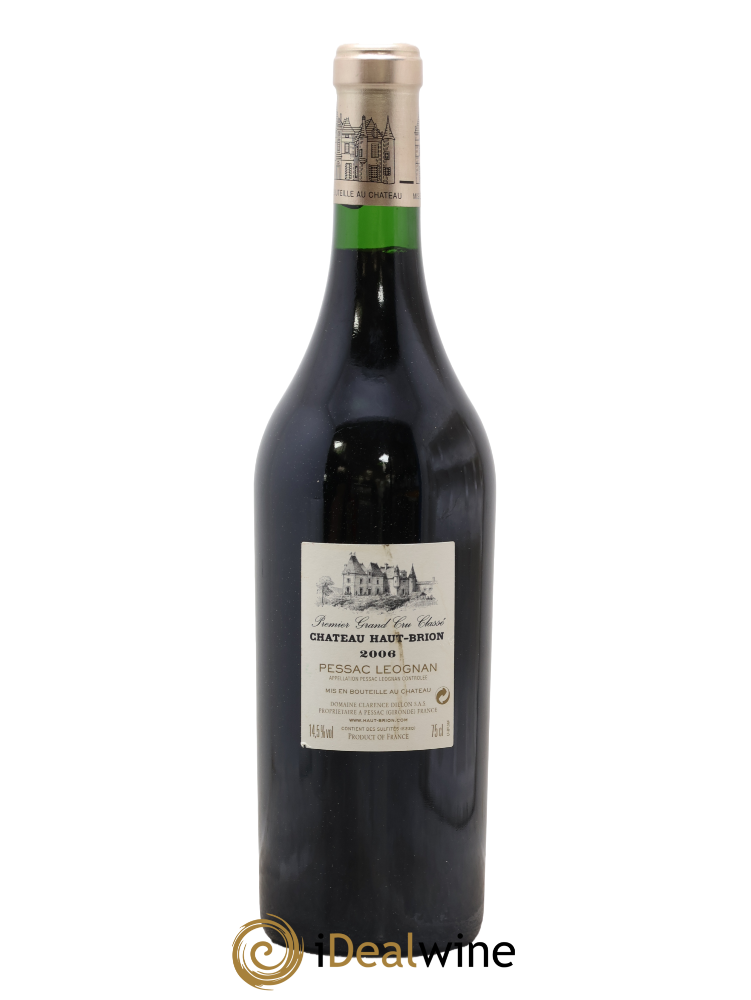 Château Haut Brion 1er Grand Cru Classé 2006 - Lot de 1 bouteille - 1