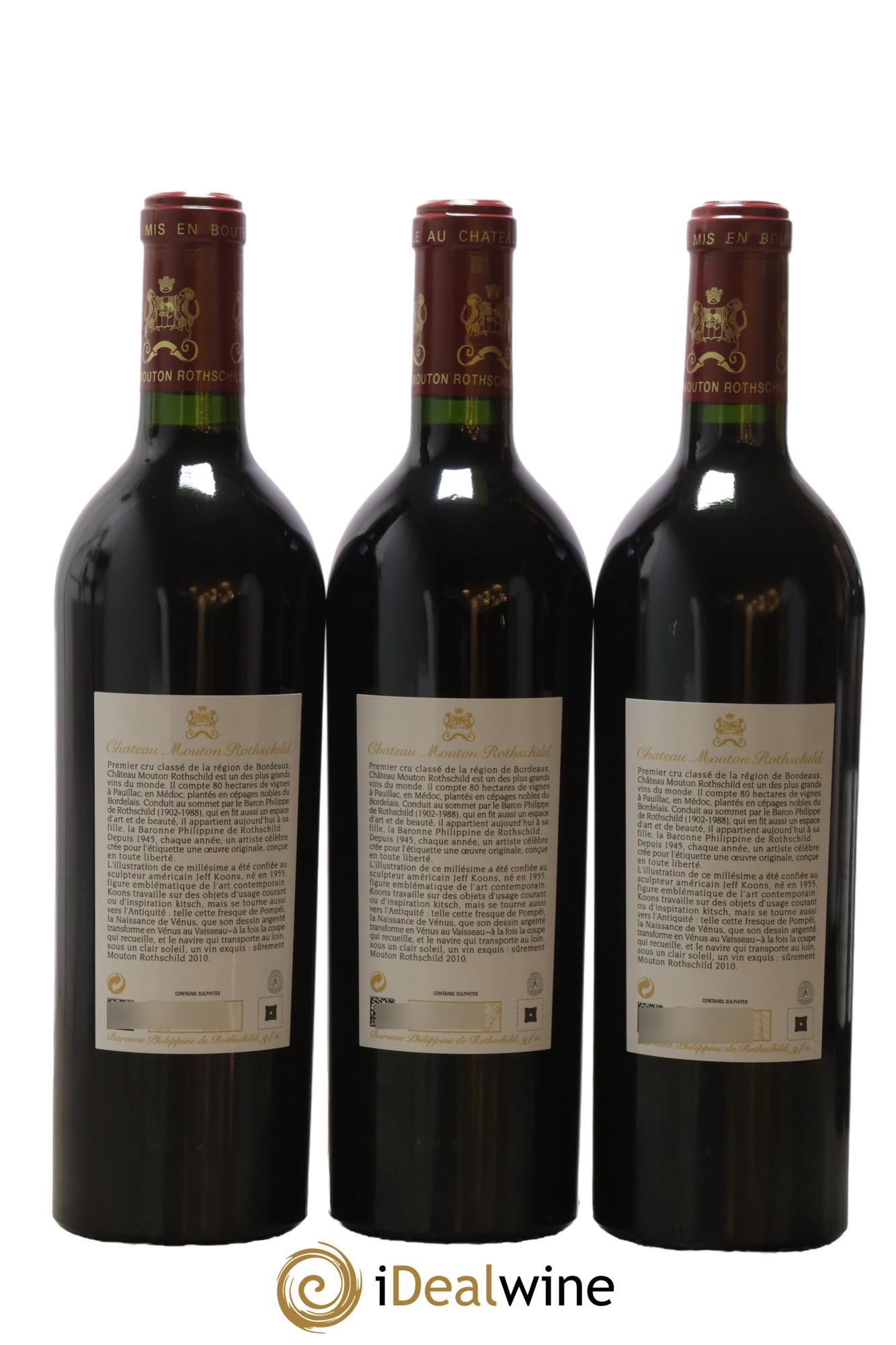 Château Mouton Rothschild 1er Grand Cru Classé 2010 - Lotto di 6 bottiglie - 2