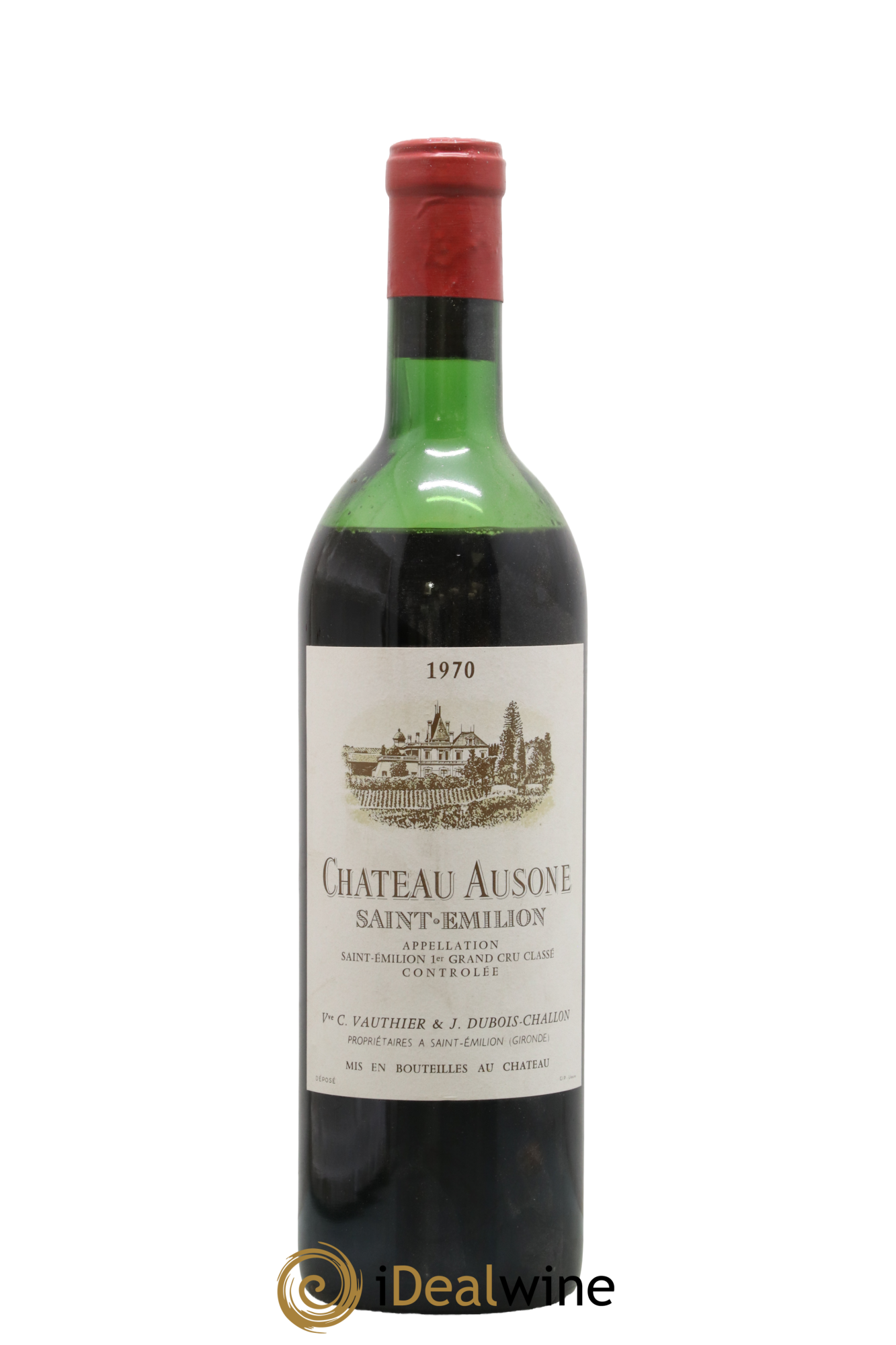 Château Ausone 1er Grand Cru Classé A 1970 - Lot de 1 bouteille - 0