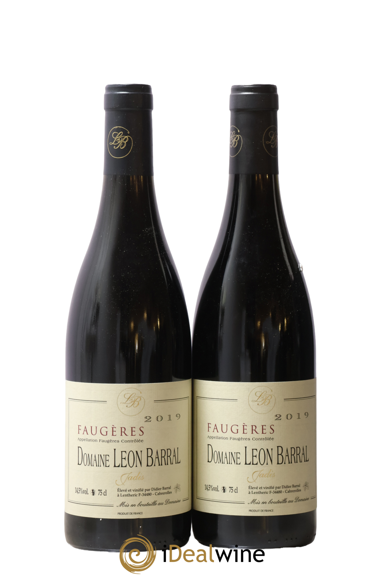 Faugères Jadis Domaine Léon Barral 2019 - Lot de 2 bouteilles - 0