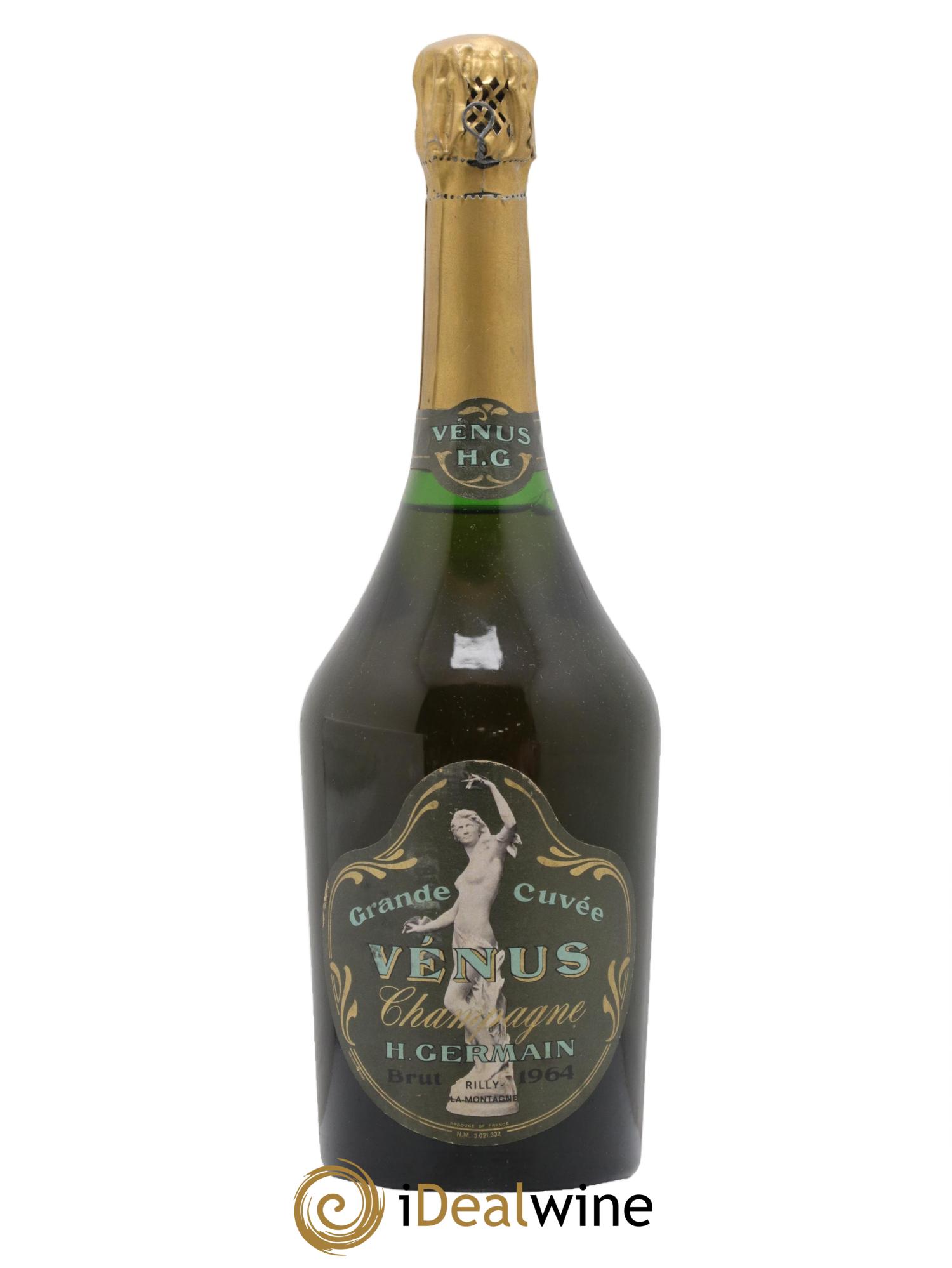 Champagne Grande Cuvee Venus Henri Germain 1964 - Lot de 1 bouteille - 0