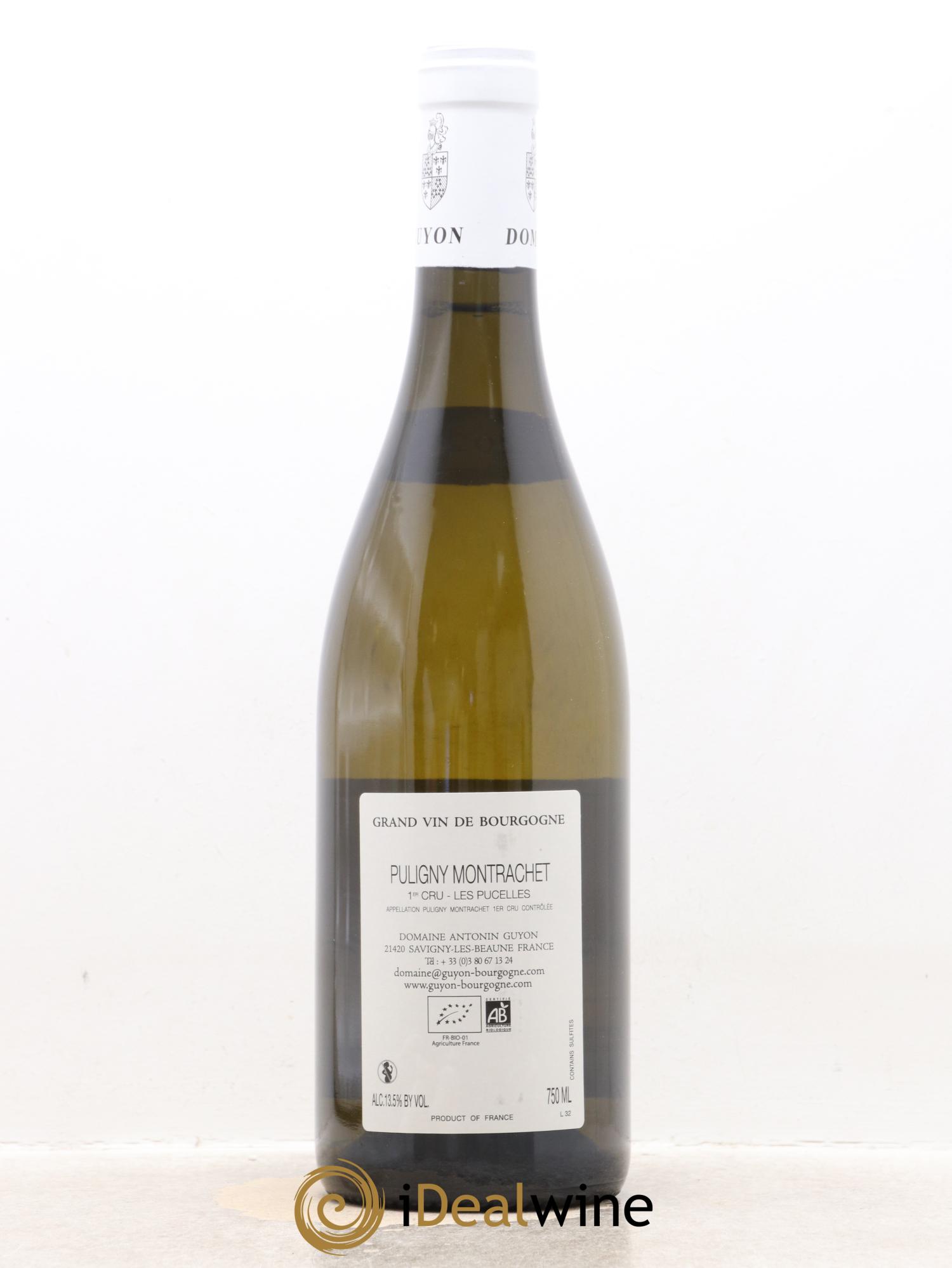 Puligny-Montrachet 1er Cru Les Pucelles Antonin Guyon Les Pucelles Domaine Antonin Guyon 2020 - Lot of 1 bottle - 1