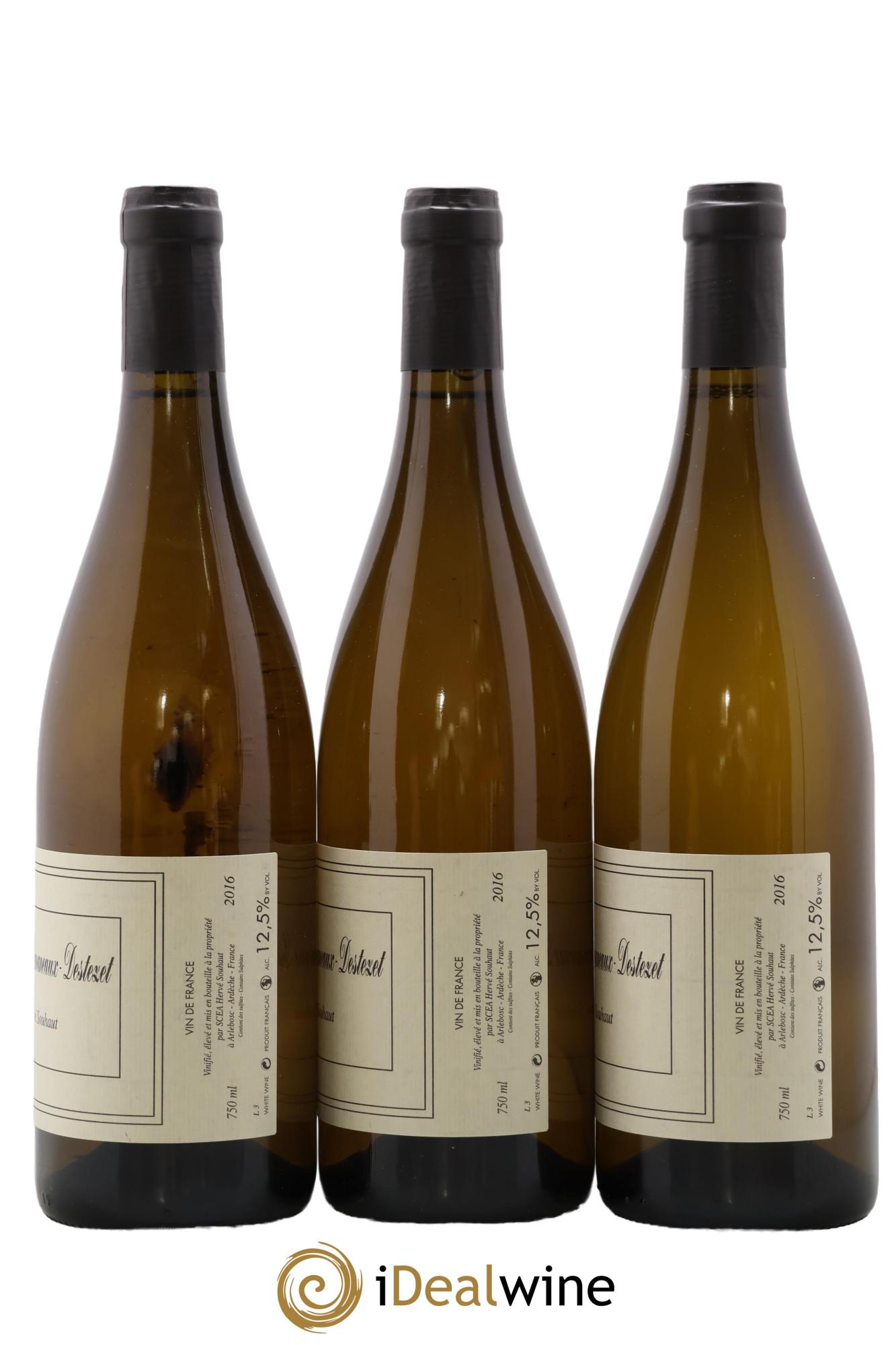 Vin de France Hervé Souhaut - Domaine Romaneaux-Destezet 2016 - Lot de 3 bouteilles - 1
