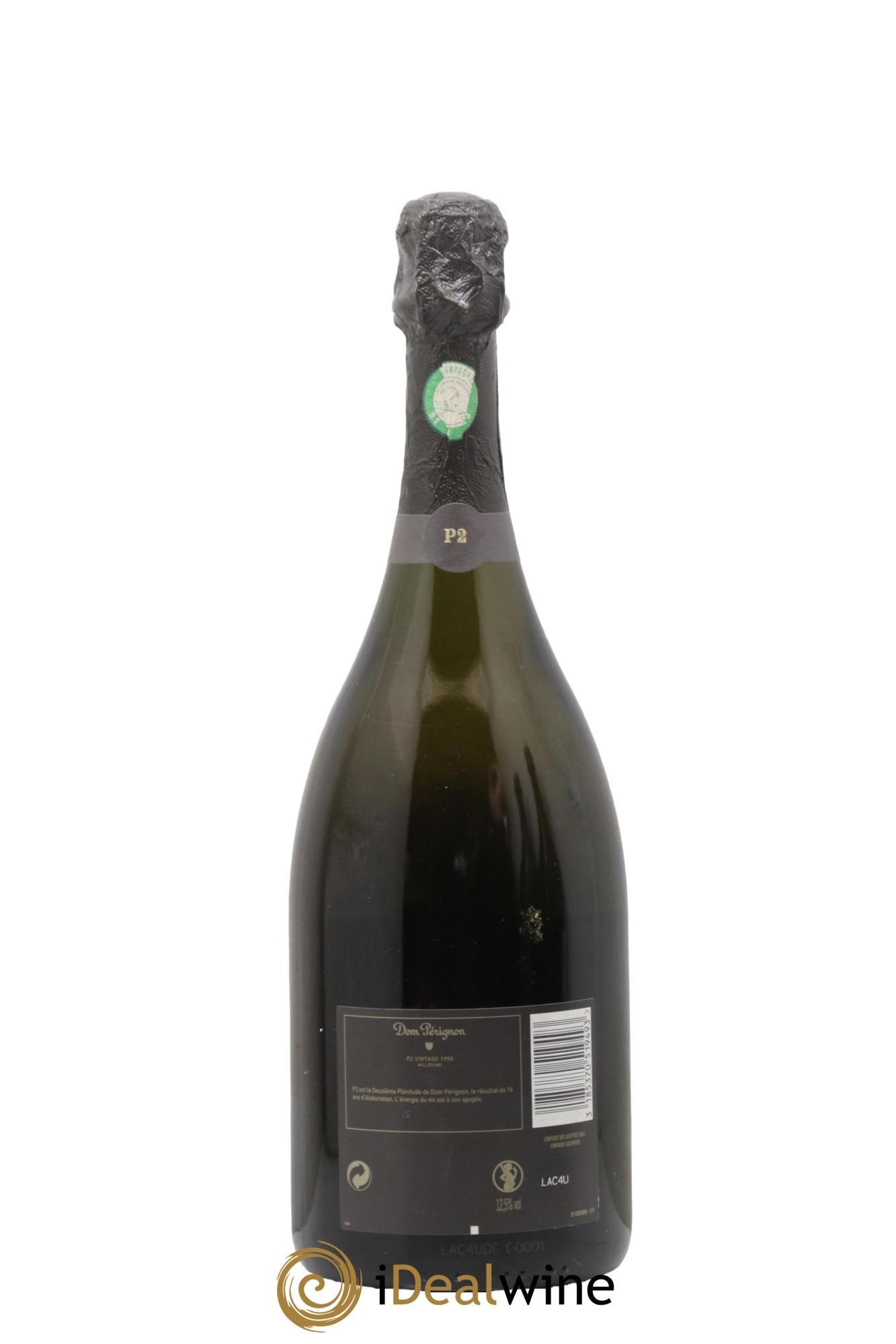 2eme Plénitude (P2) Dom Pérignon 1998 - Posten von 1 Flasche - 1