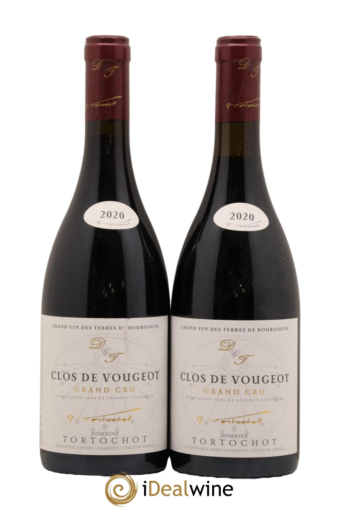 Clos de Vougeot Grand Cru Tortochot (Domaine) 2020 - Lot de 2 bouteilles - 0