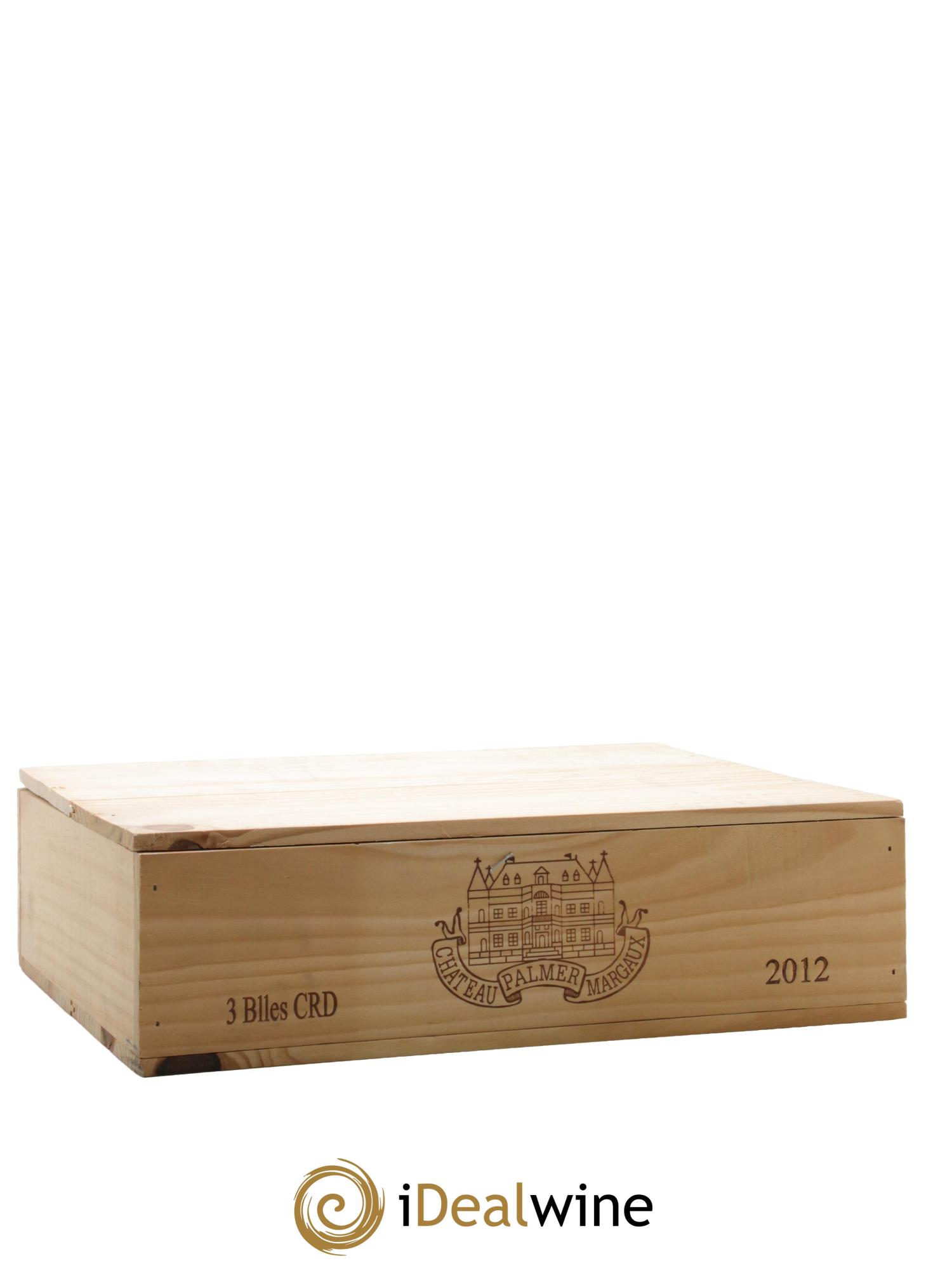 Château Palmer 3ème Grand Cru Classé 2012 - Posten von 3 Flaschen - 3