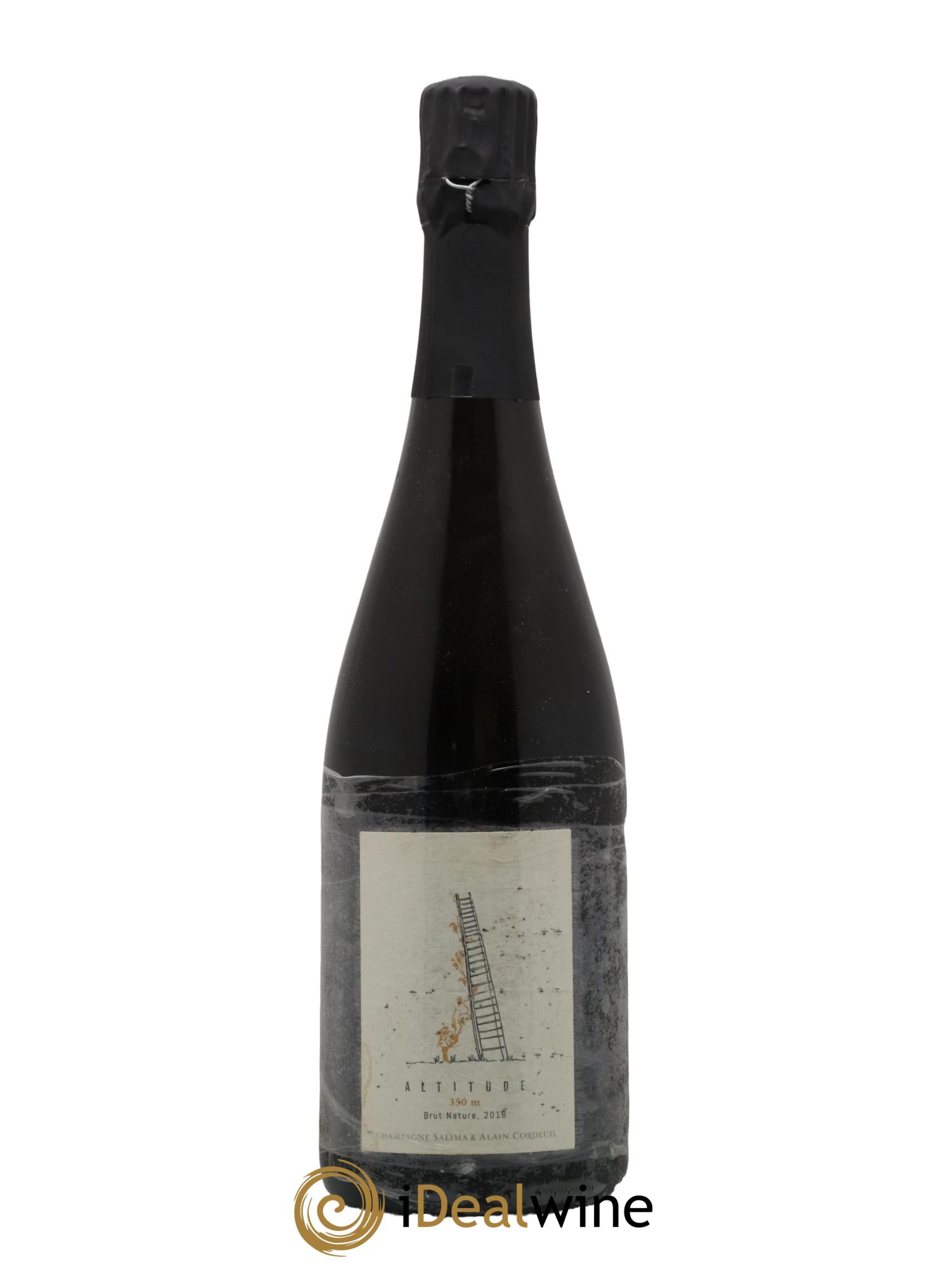 Champagne Brut Nature Altitude 350m Salima et Alain Cordeuil 2018 - Lot de 1 bouteille - 0