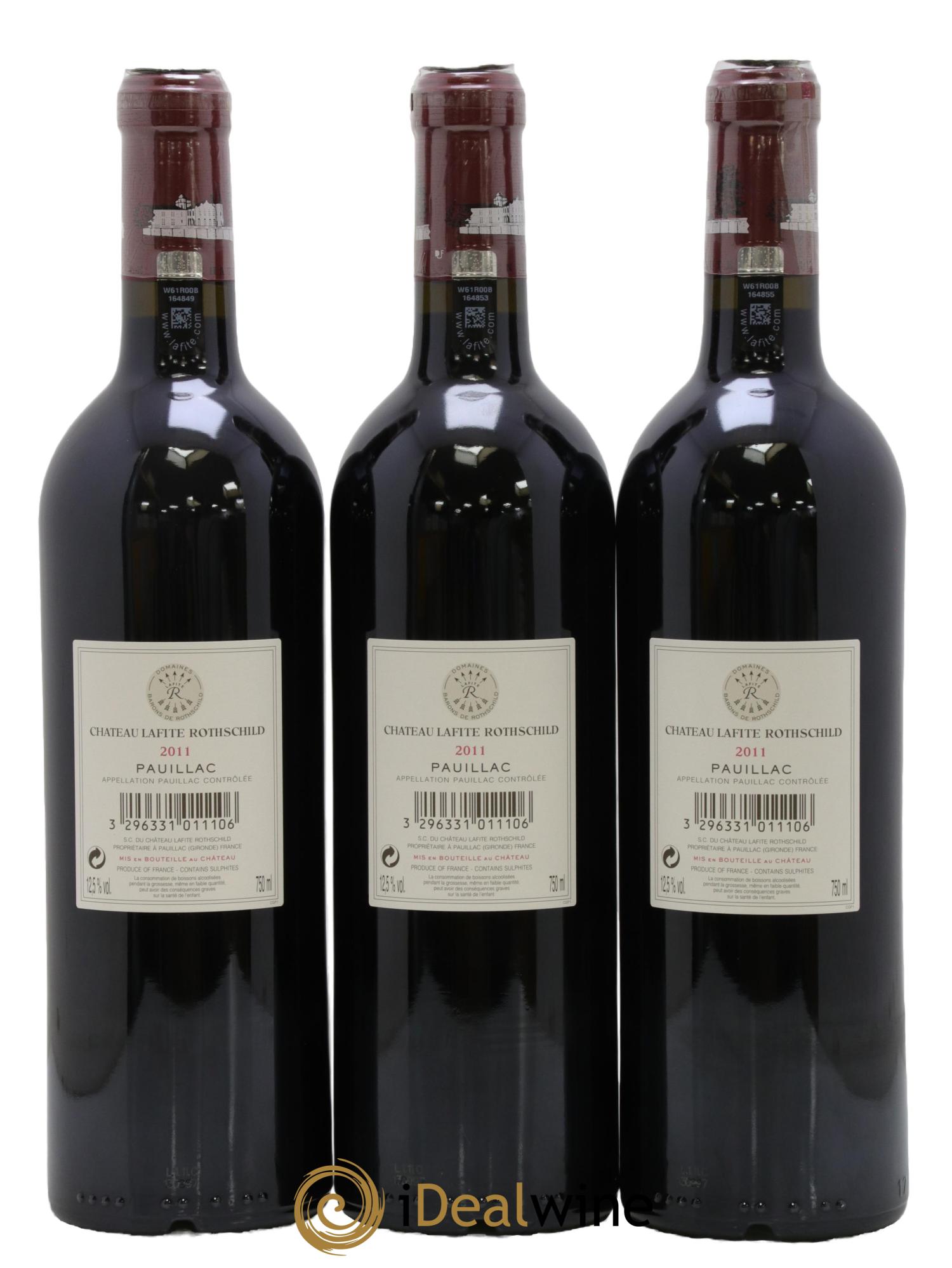 Château Lafite Rothschild 1er Grand Cru Classé 2011 - Lot of 6 bottles - 4
