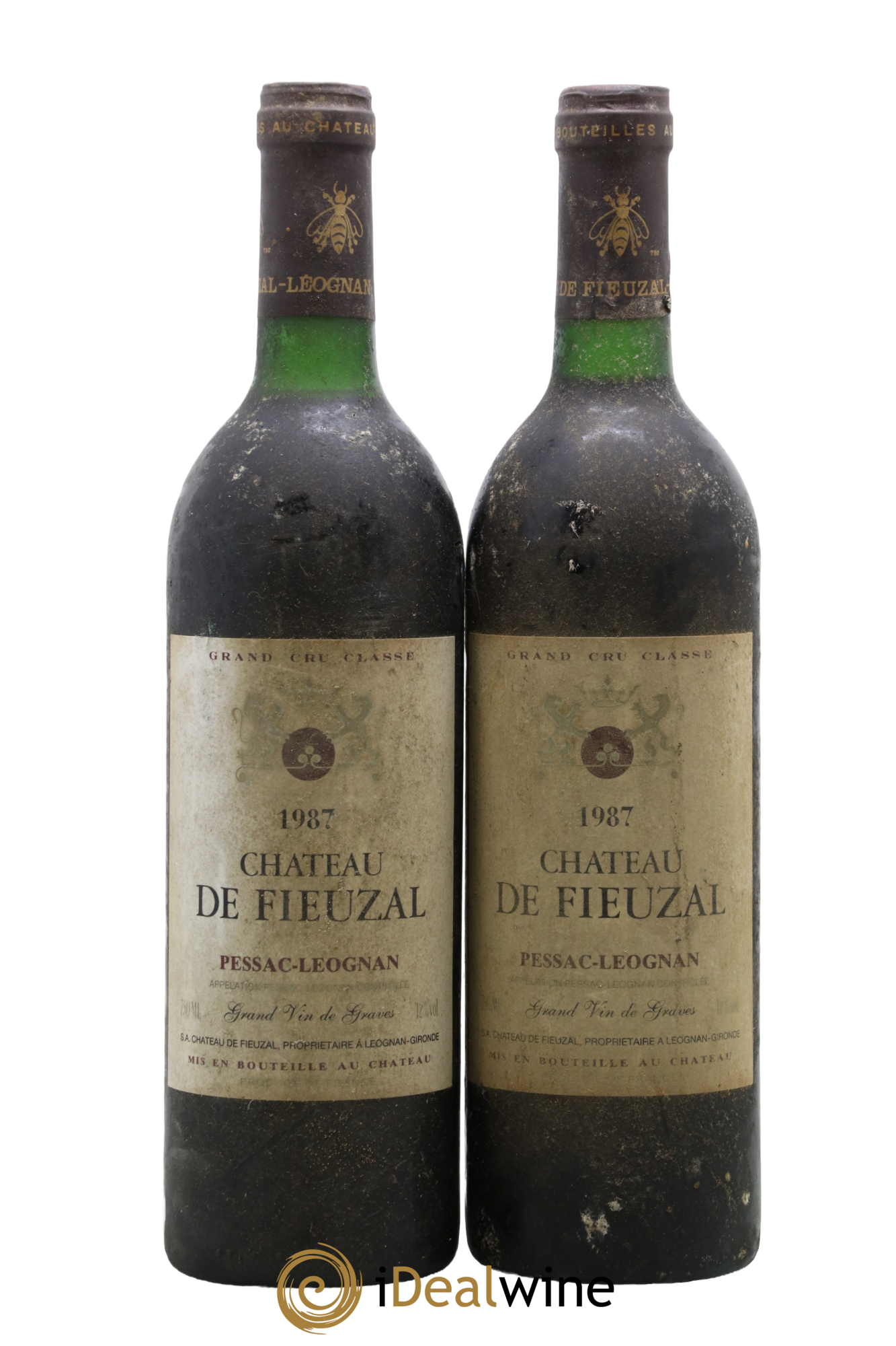 Château de Fieuzal Cru Classé de Graves 1987 - Posten von 2 Flaschen - 0