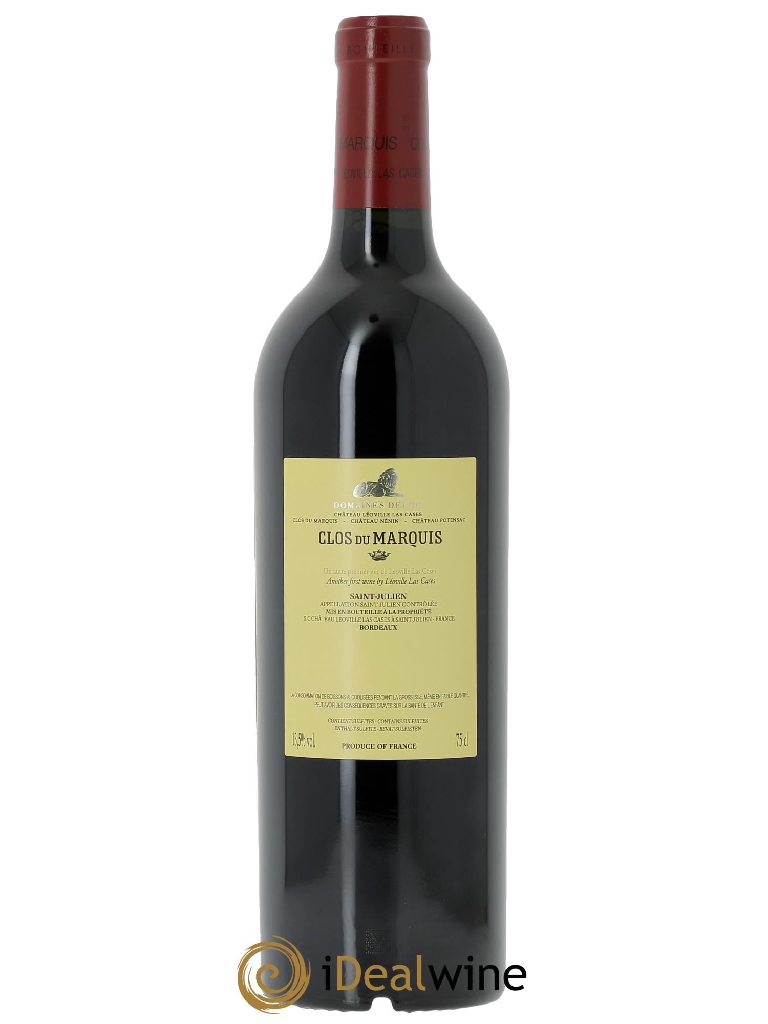 Clos du Marquis (CBO à partir de 6 bts) 2023 - Lot de 1 bouteille - 1
