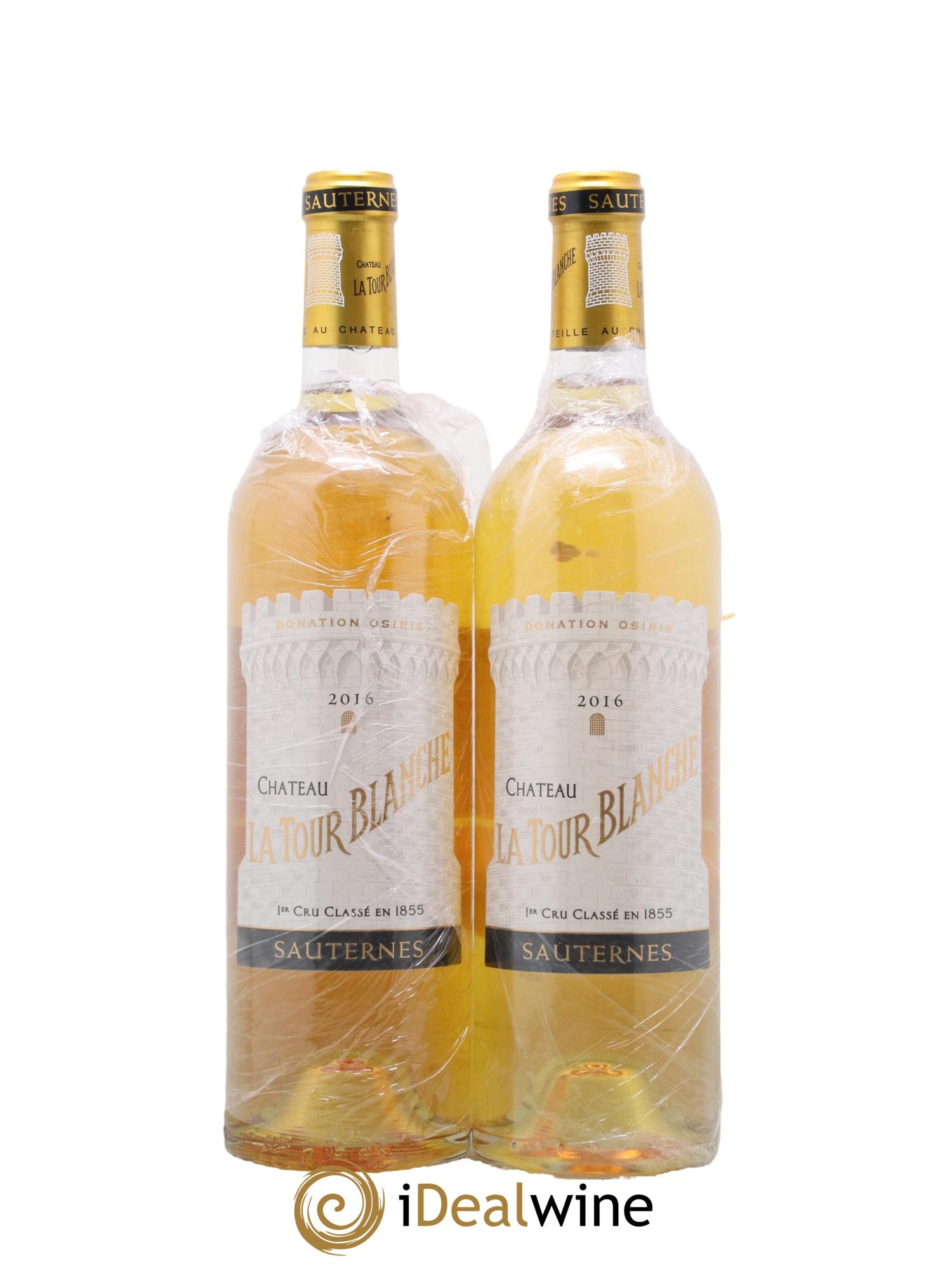 Château la Tour Blanche 1er Grand Cru Classé 2016 - Lotto di 2 bottiglie - 0
