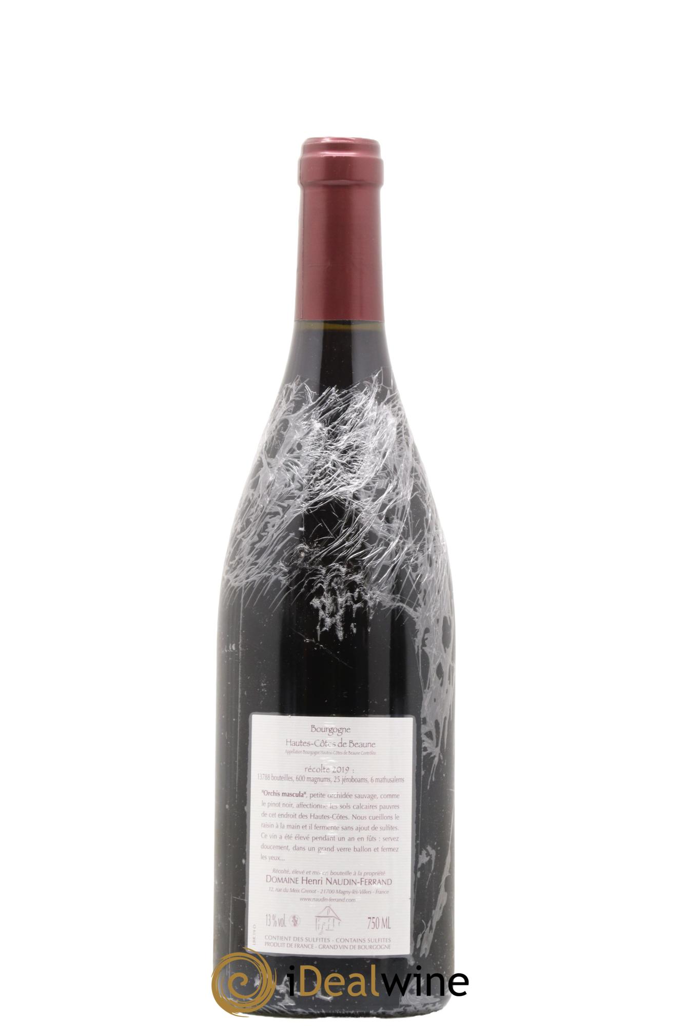 Hautes-Côtes de Beaune Orchis Mascula Naudin-Ferrand (Domaine) 2019 - Lot of 1 bottle - 1