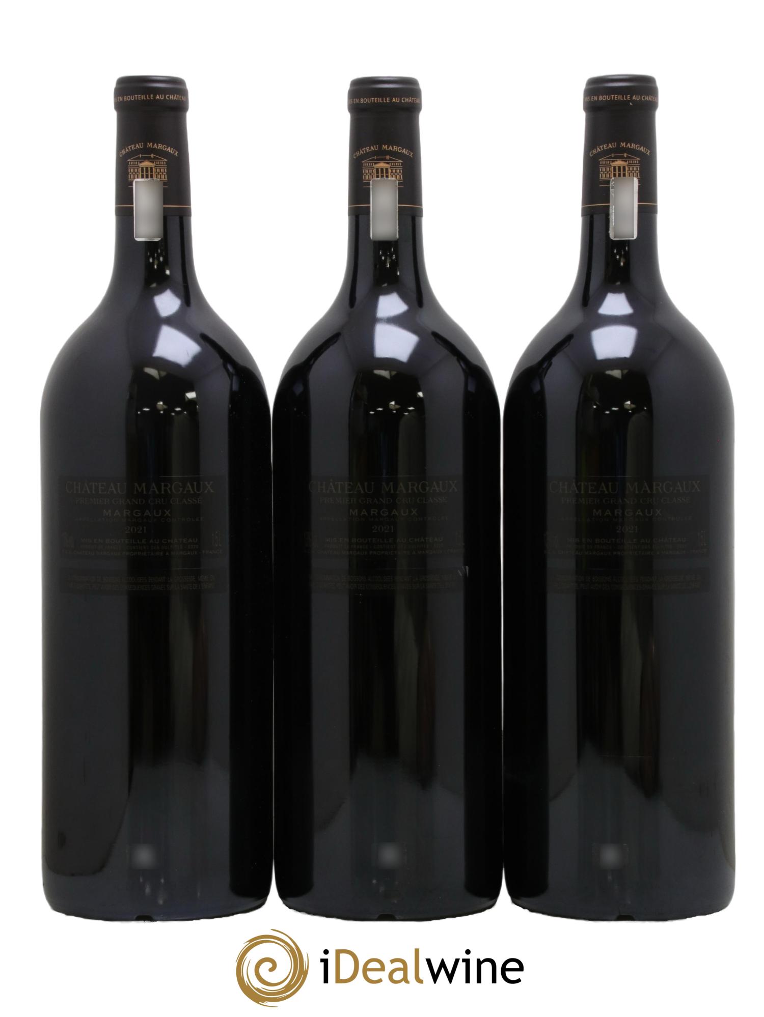 Château Margaux 1er Grand Cru Classé  2021 - Lot de 3 magnums - 1