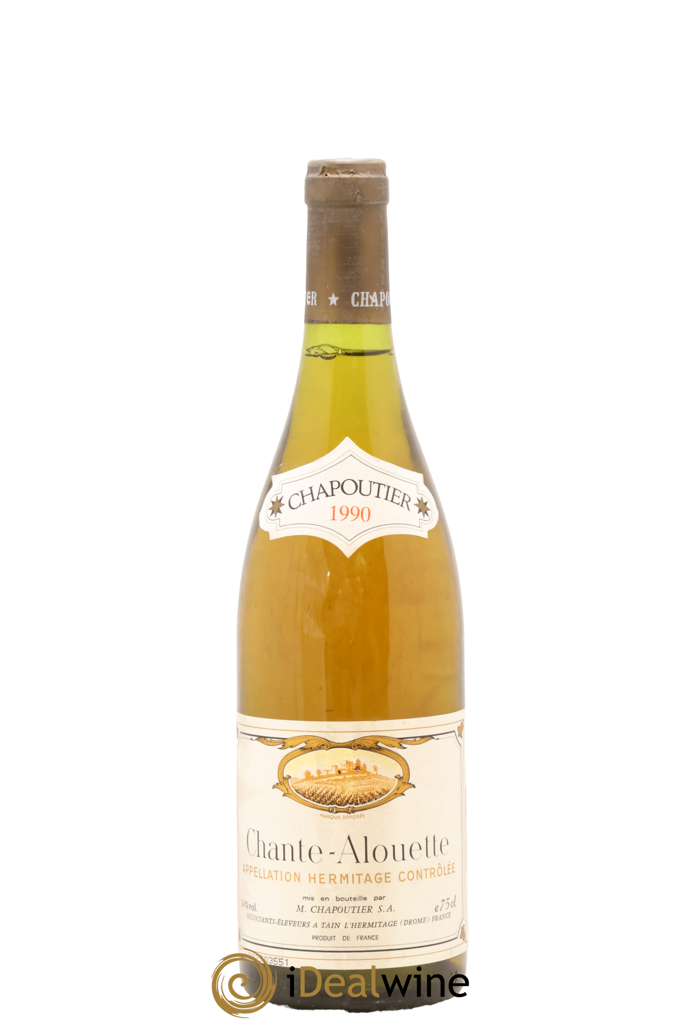 Hermitage Chante Alouette Chapoutier 1990 - Lot of 1 bottle - 0
