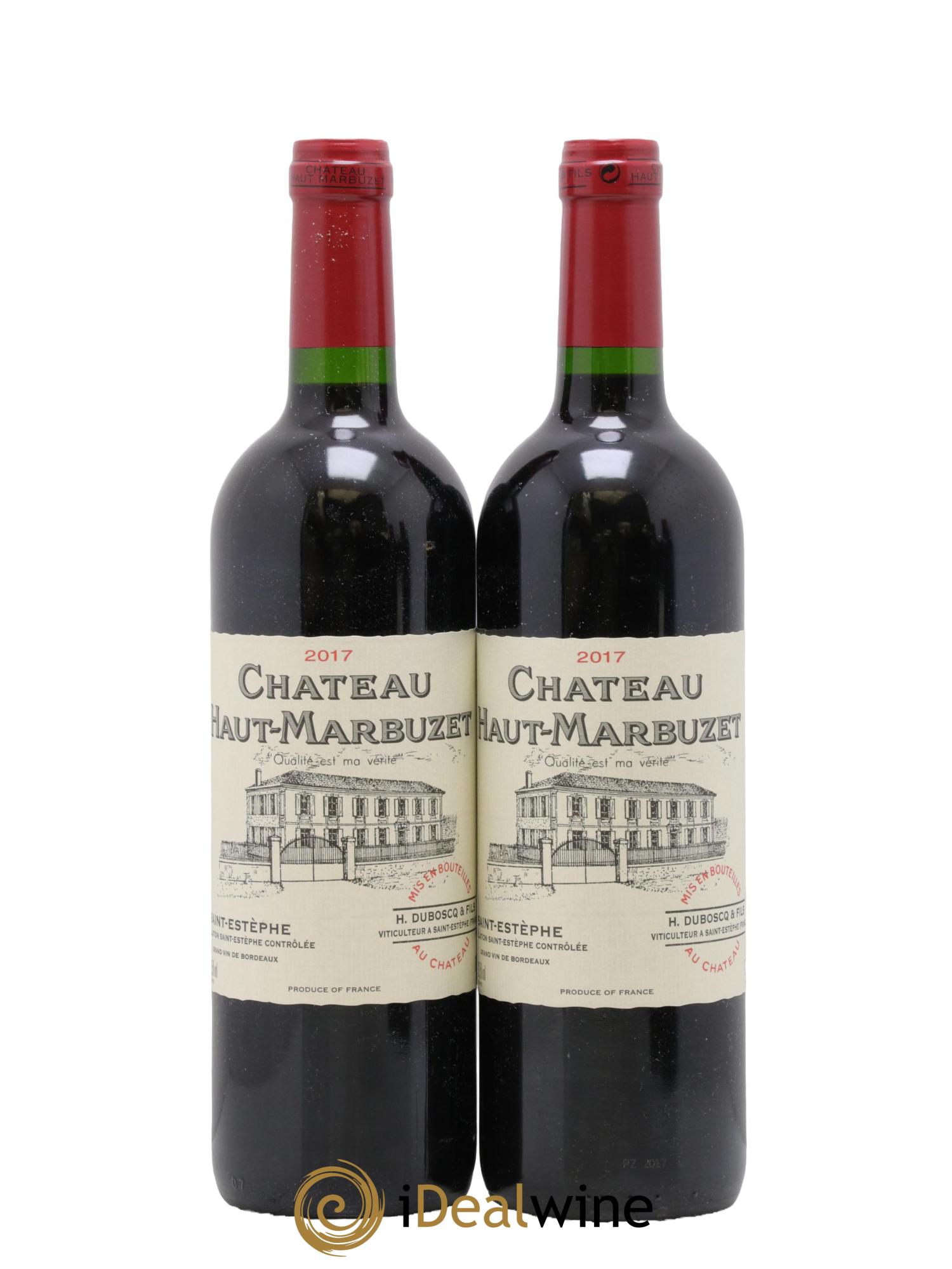 Château Haut Marbuzet 2017 - Lot of 2 bottles - 0