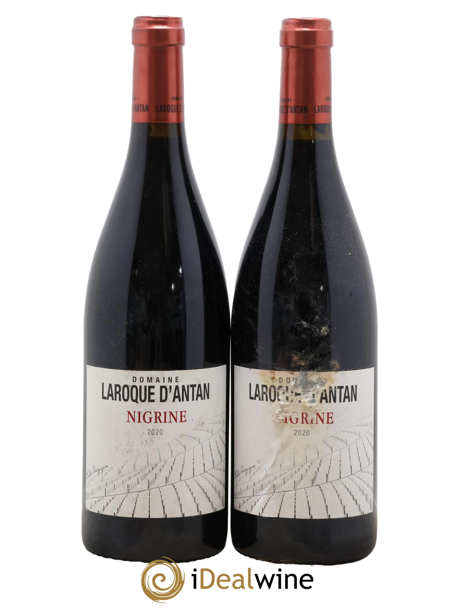 Côtes du Lot Nigrine Laroque d'Antan (Domaine) 2020 - Lot of 2 bottles - 0