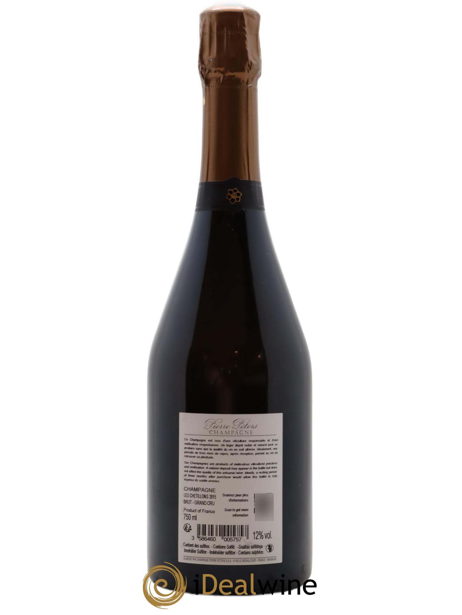 Cuvée Spéciale les Chétillons Blanc de Blancs Brut Pierre Péters  2015 - Lot of 1 bottle - 1