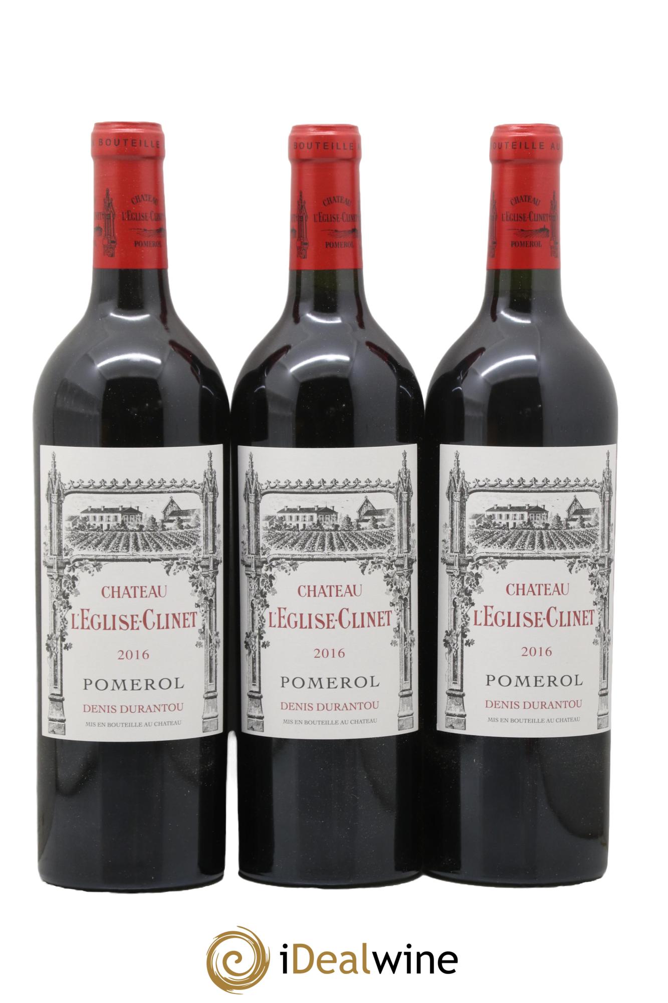 Château l' Église Clinet 2016 - Lot de 3 bouteilles - 0
