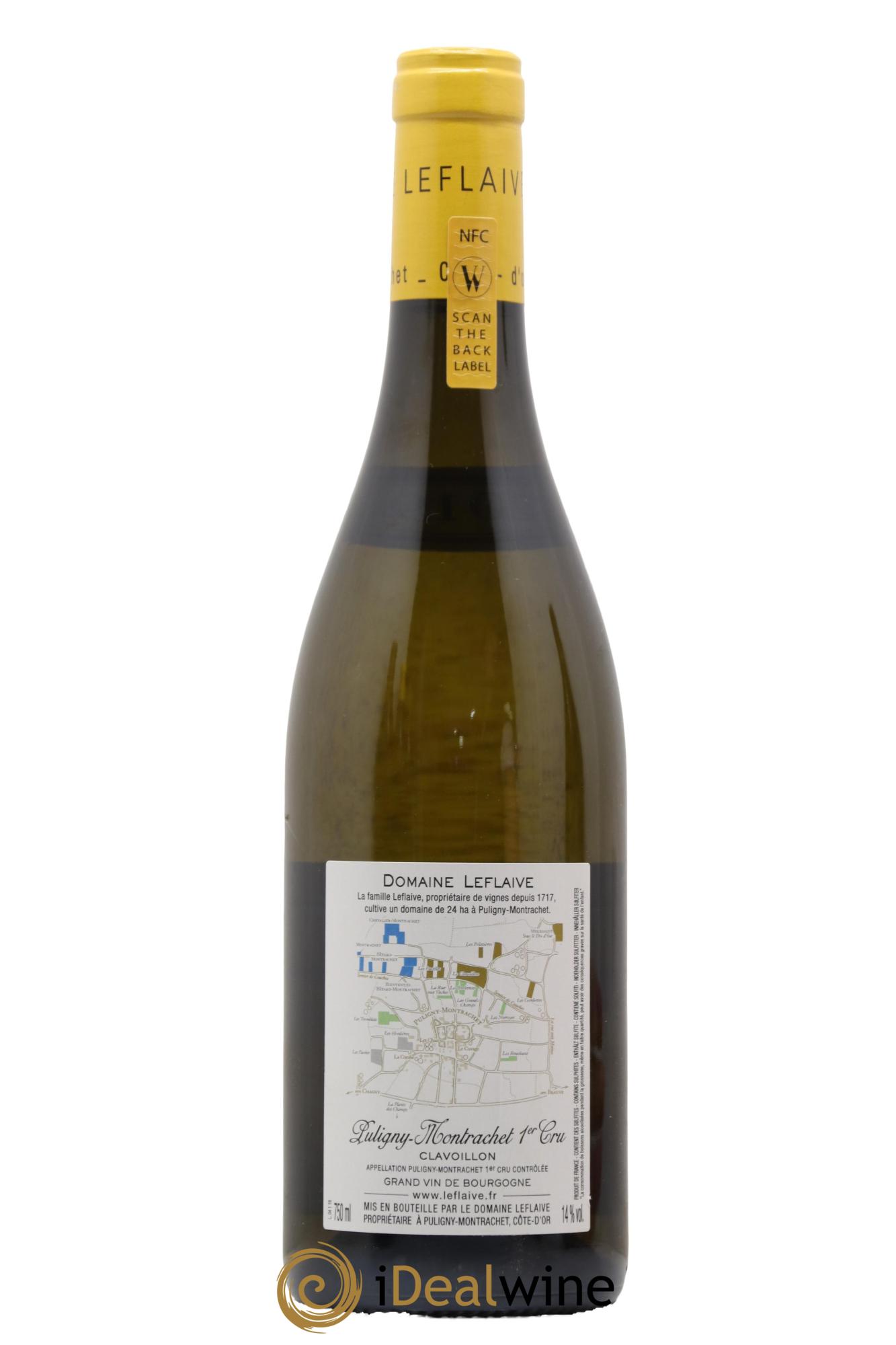 Puligny-Montrachet 1er Cru Clavoillon Leflaive (Domaine) 2019 - Lot de 1 bouteille - 1