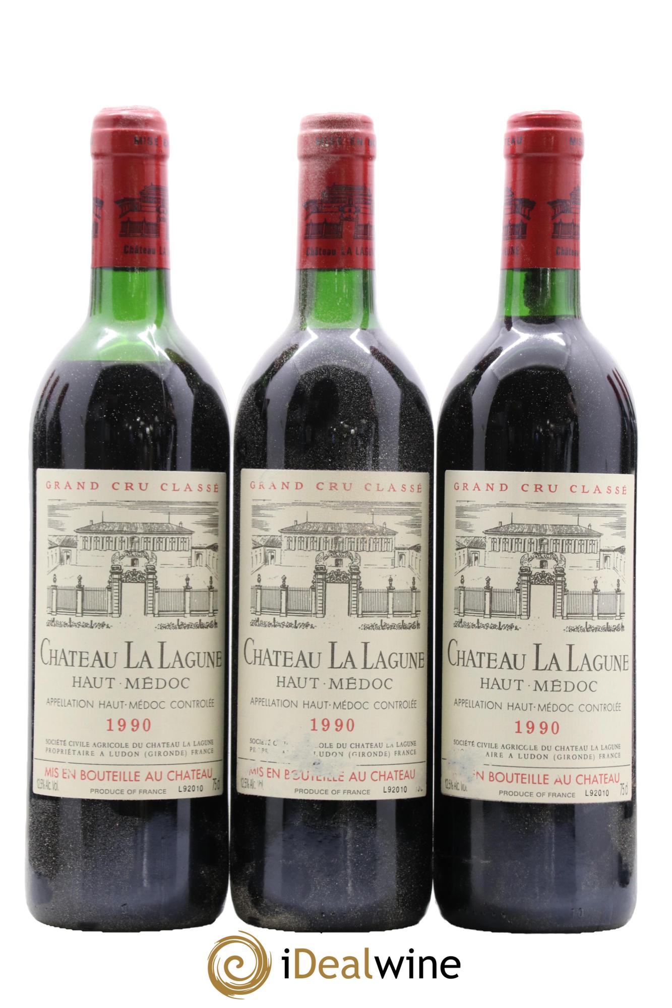 Château la Lagune 3ème Grand Cru Classé 1990 - Lot de 12 bouteilles - 2