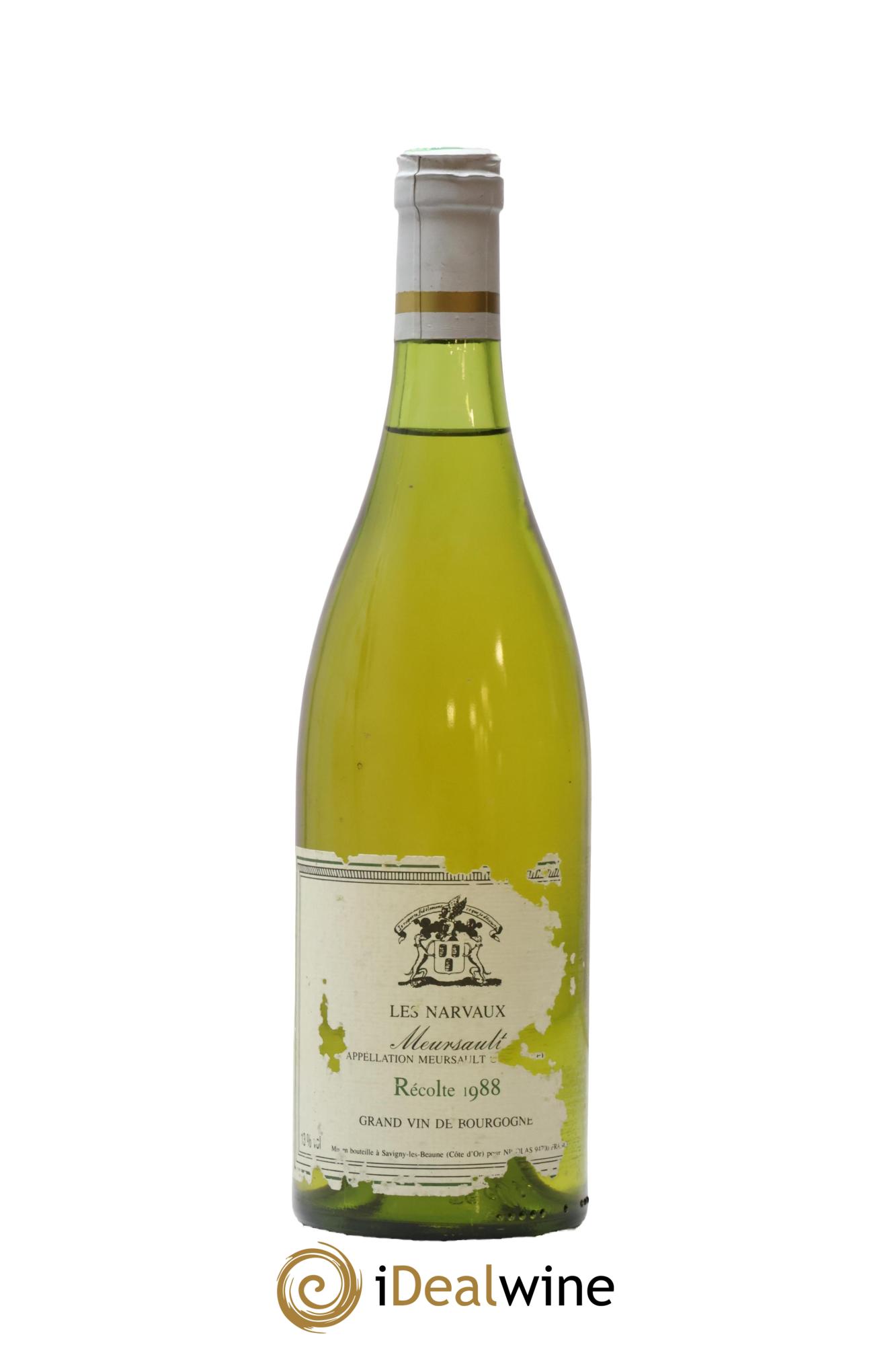 Meursault Les Narvaux Morey-Blanc 1988 - Lot de 1 bouteille - 0