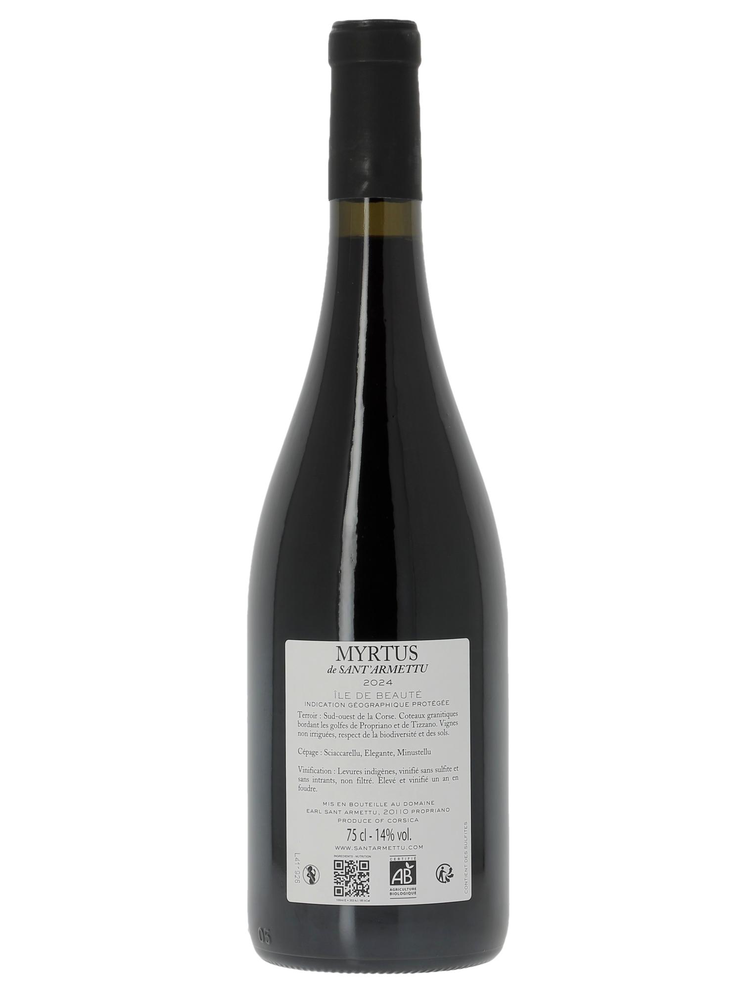 Ile de Beauté Myrtus Sant Armettu (Domaine)  2024 - Lot of 1 bottle - 1