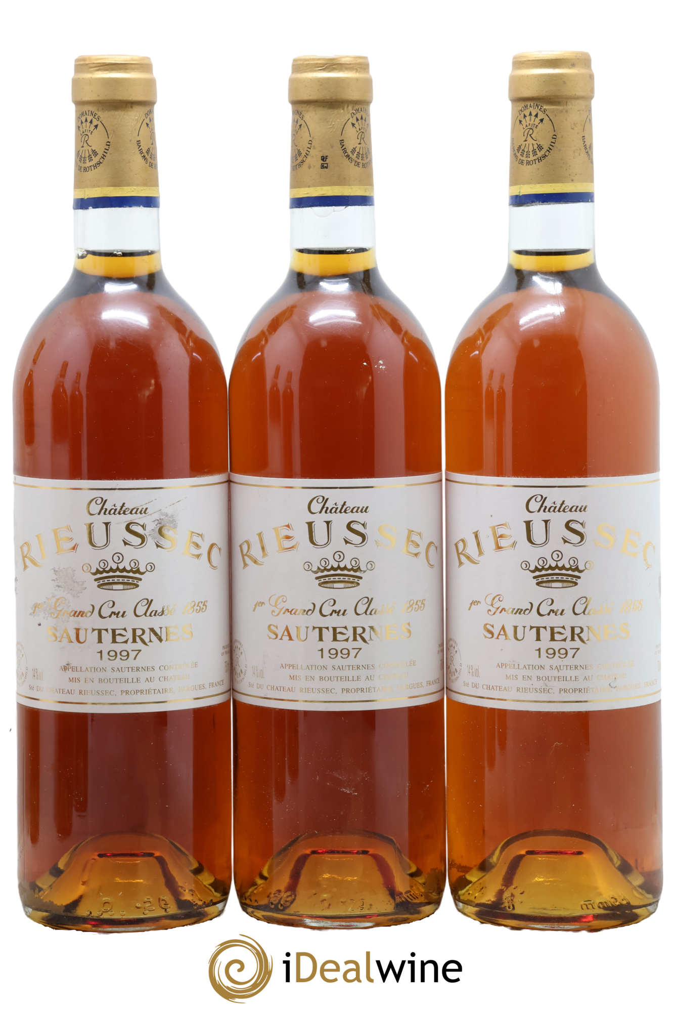 Château Rieussec 1er Grand Cru Classé 1997 - Posten von 3 Flaschen - 0