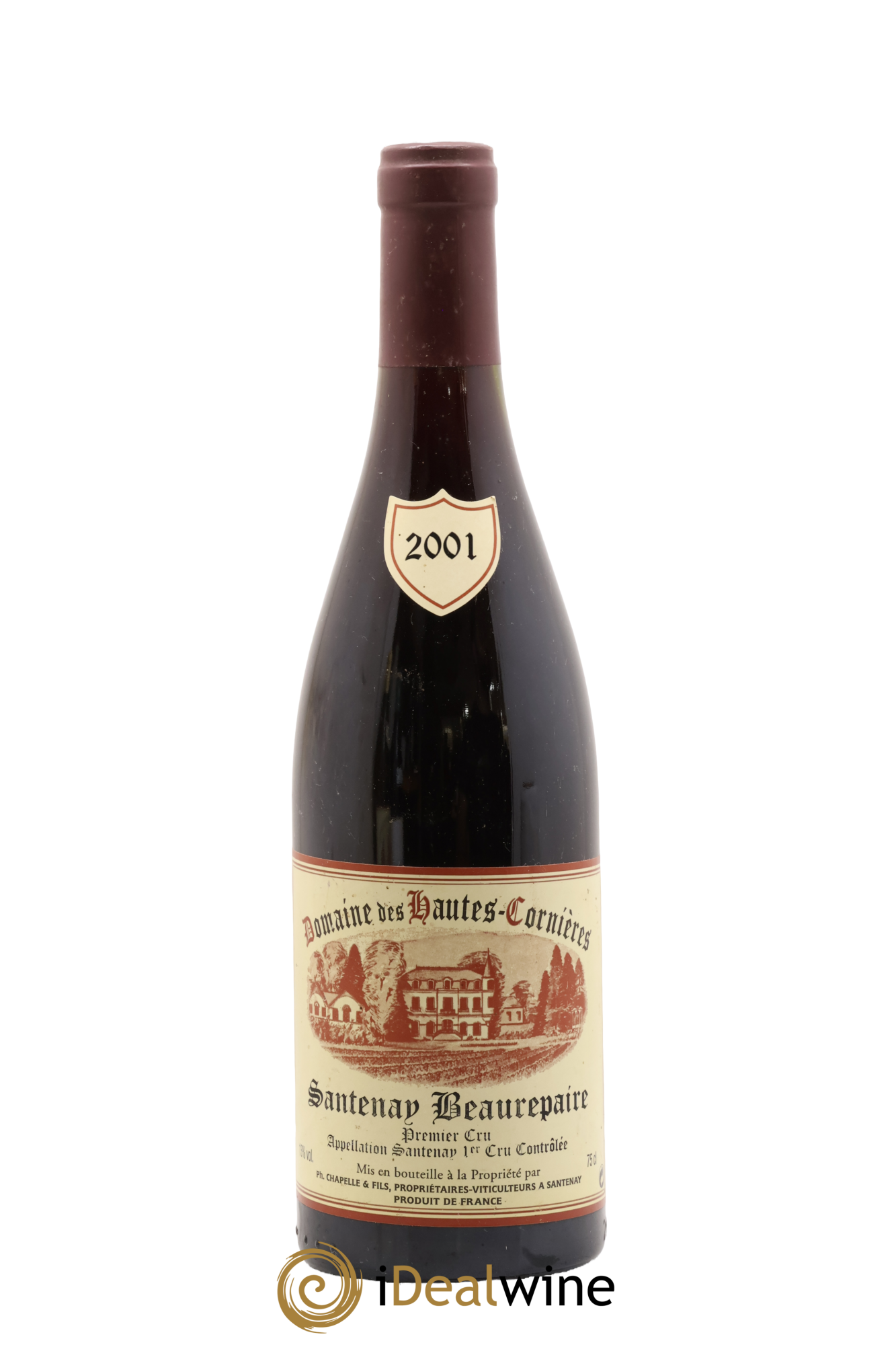 Santenay 1er Cru Beaurepaire Domaine Des Hautes Cornières 2001 - Lot de 1 bouteille - 0