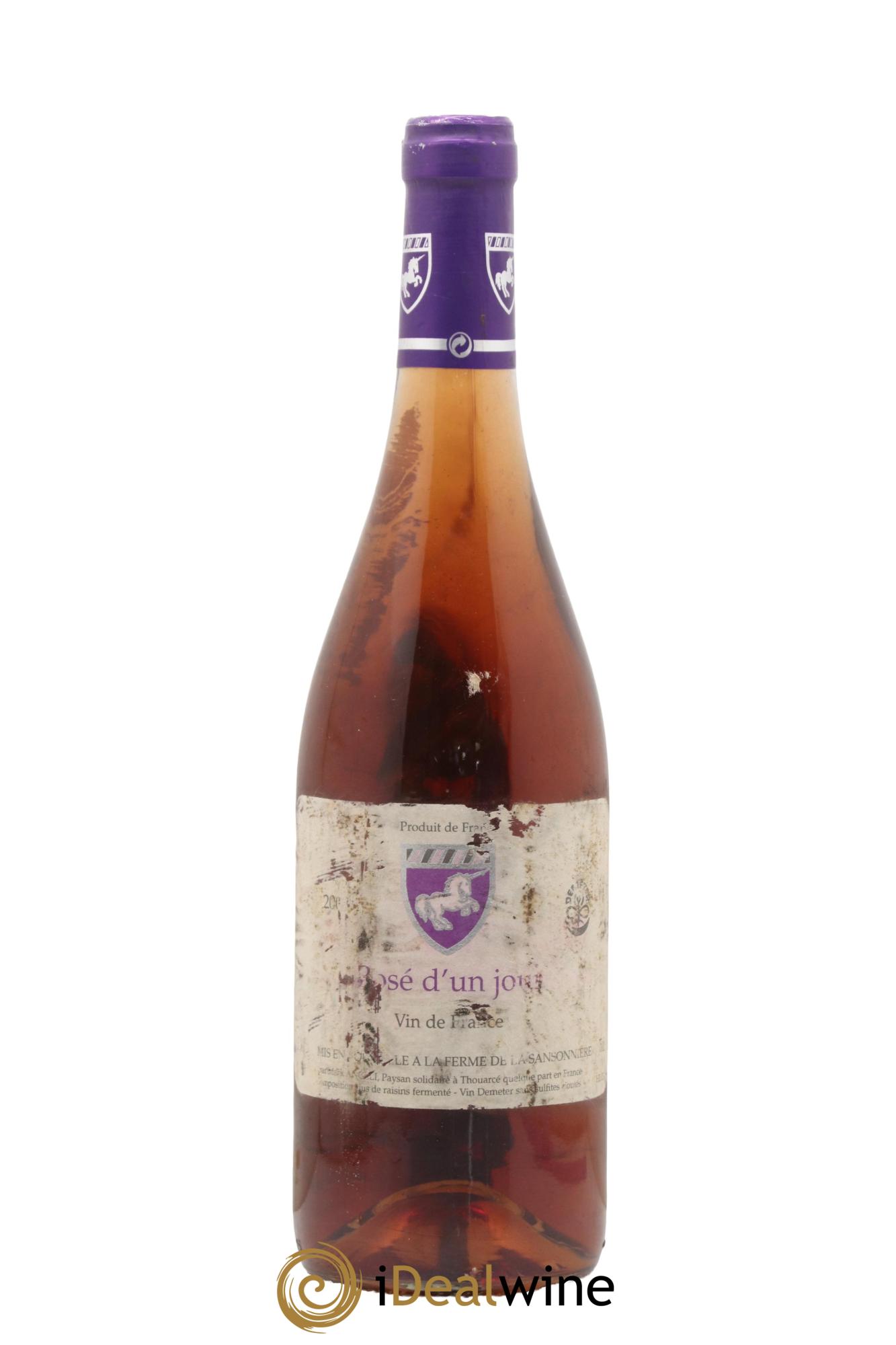 Vin de France Rosé d'un jour Mark Angeli (Domaine) - Ferme de la Sansonnière 2008 - Lot de 1 bouteille - 0