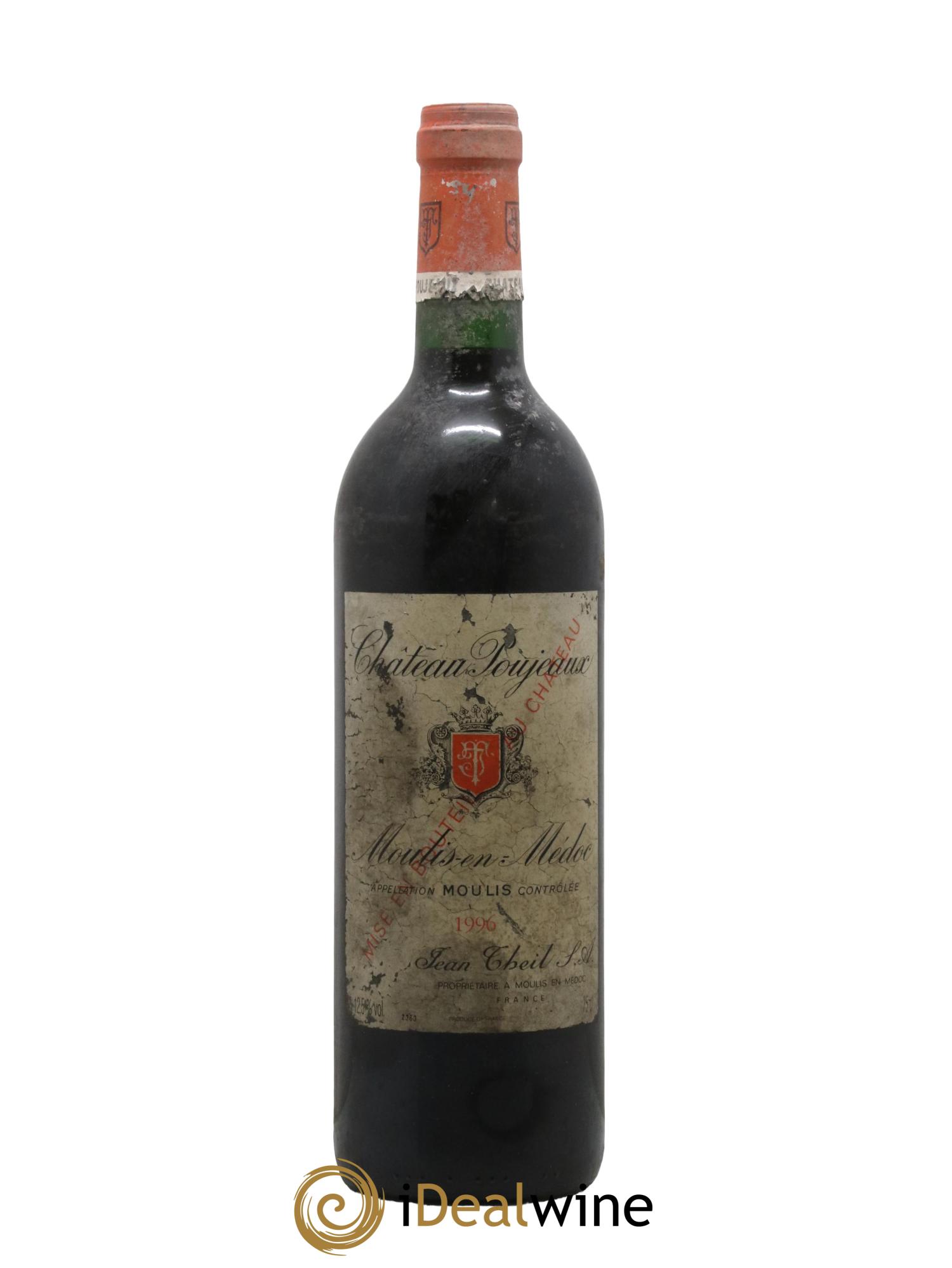Château Poujeaux 1996 - Lot de 1 bouteille - 0