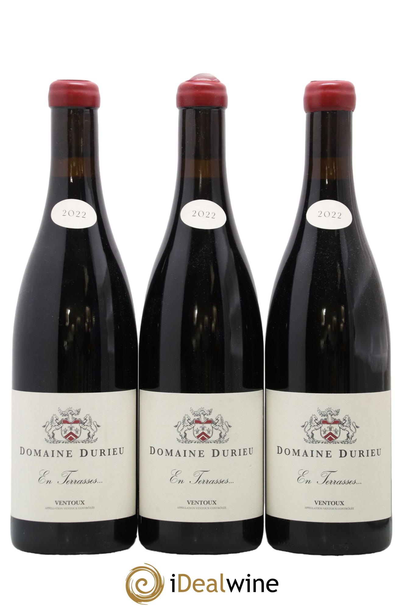 Ventoux En Terrasses Domaine Durieu 2022 - Posten von 3 Flaschen - 0