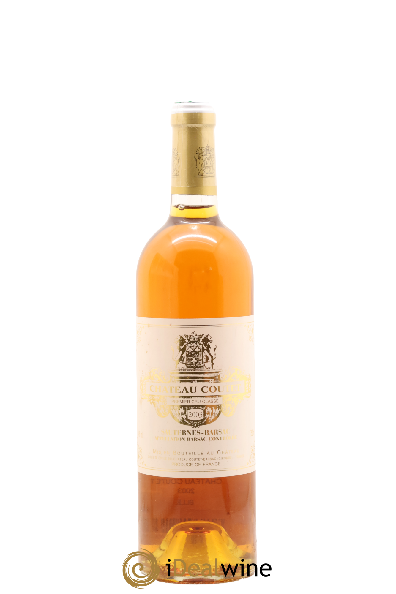 Château Coutet 1er Grand Cru Classé 2003 - Lotto di 1 bottiglia - 0