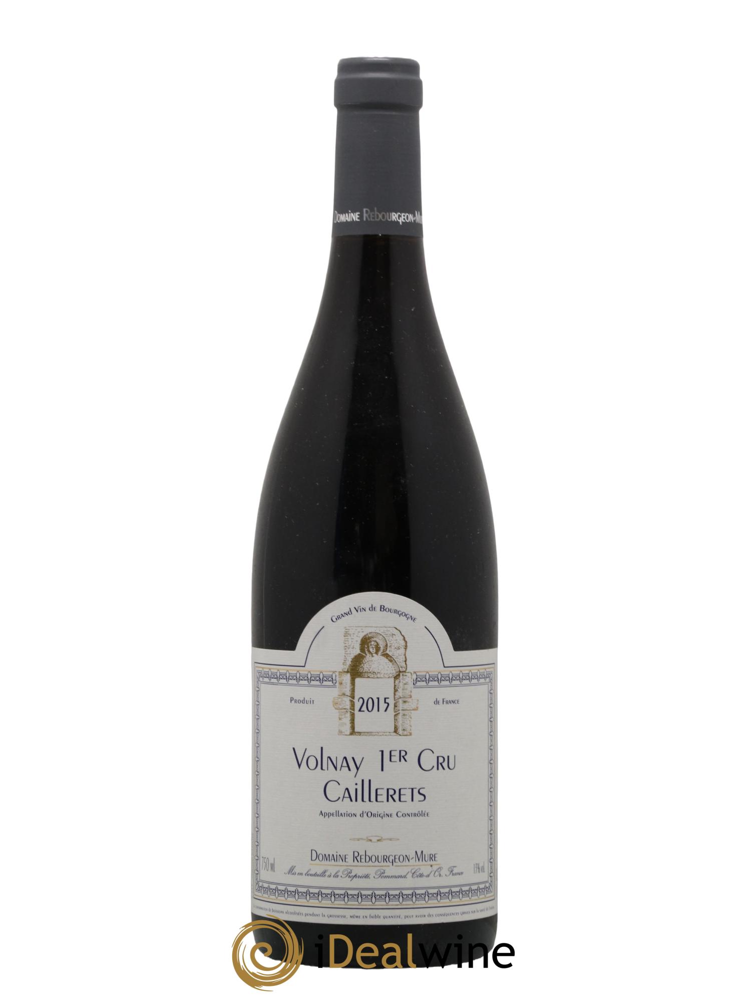 Volnay 1er Cru Caillerets Rebourgeon-Mure 2015 - Lot de 1 bouteille - 0