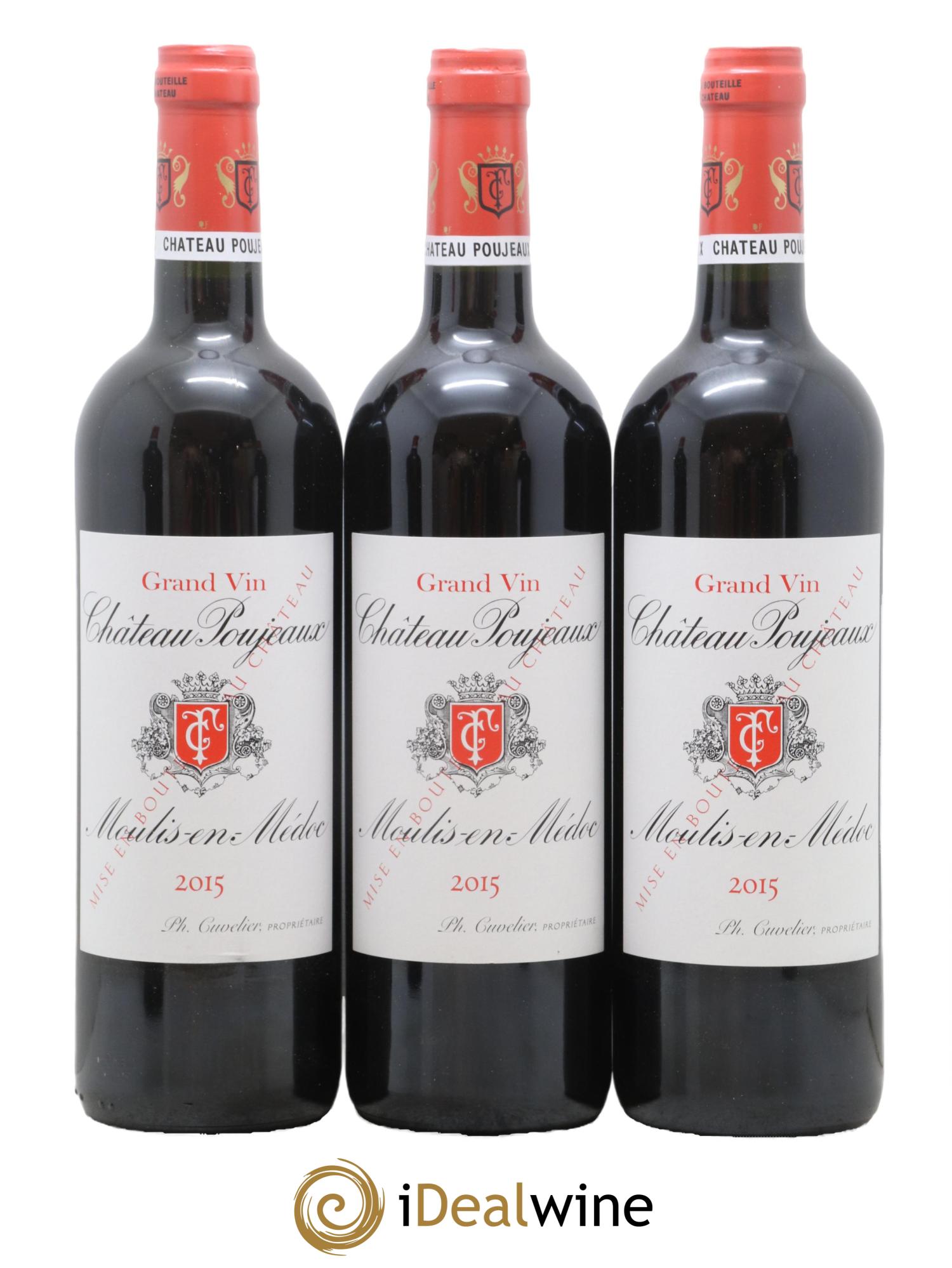 Château Poujeaux 2015 - Posten von 6 Flaschen - 1