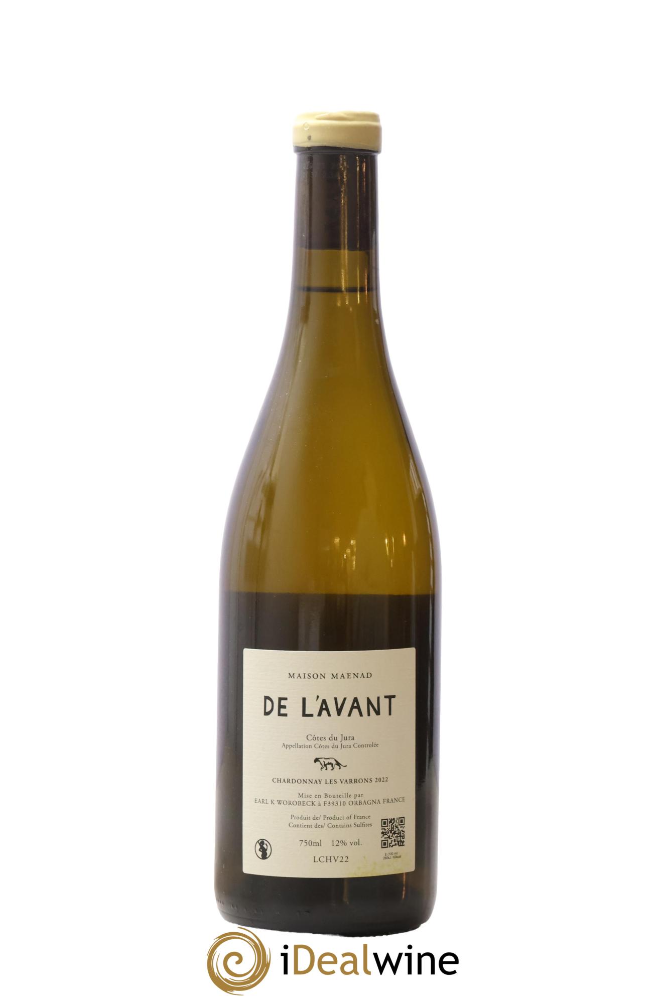 Côtes du Jura De l'Avant Les Varrons Katie Worobeck Maison Maenad 2022 - Posten von 1 Flasche - 1