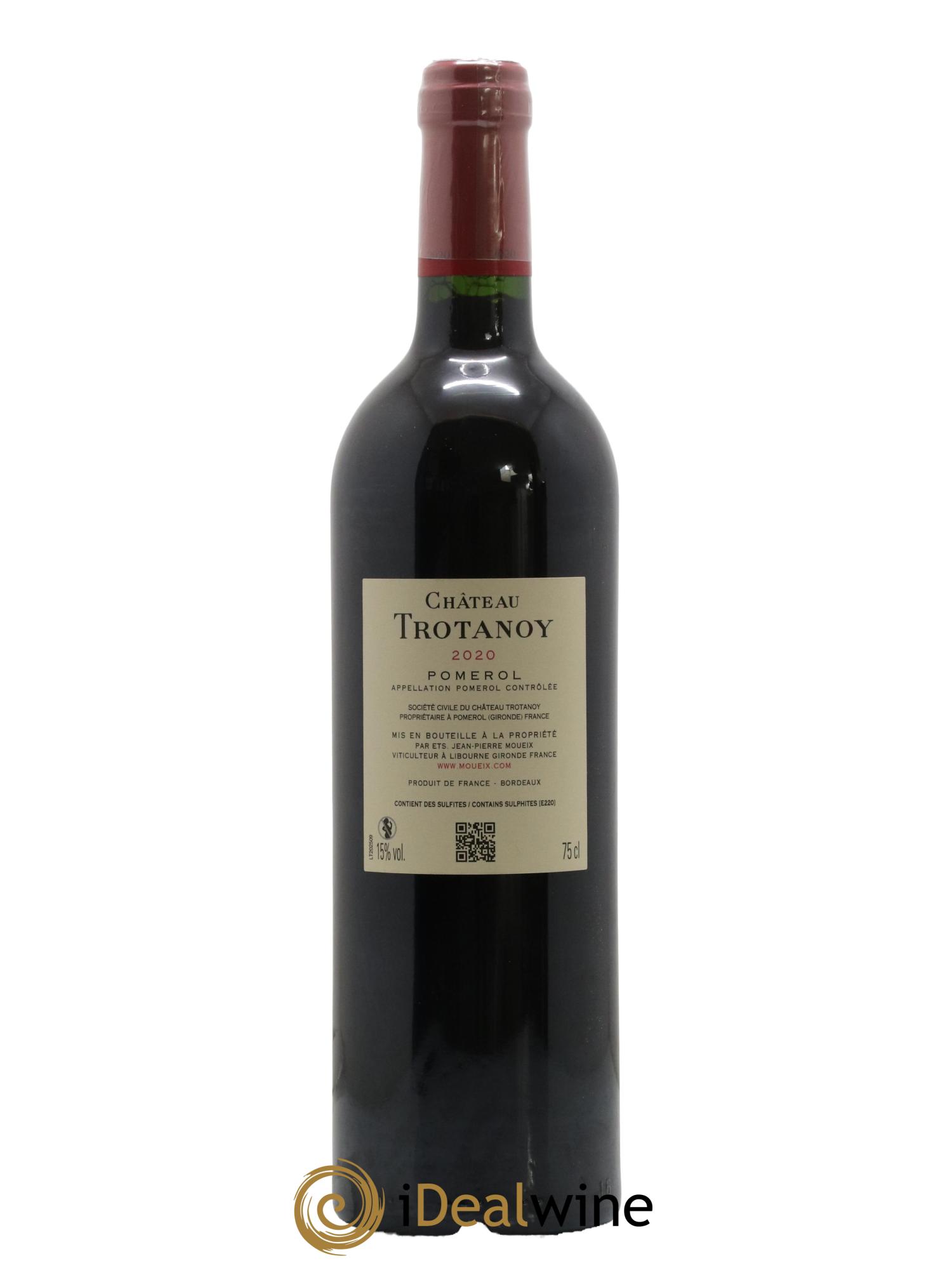 Château Trotanoy 2020 - Lot de 1 bouteille - 1