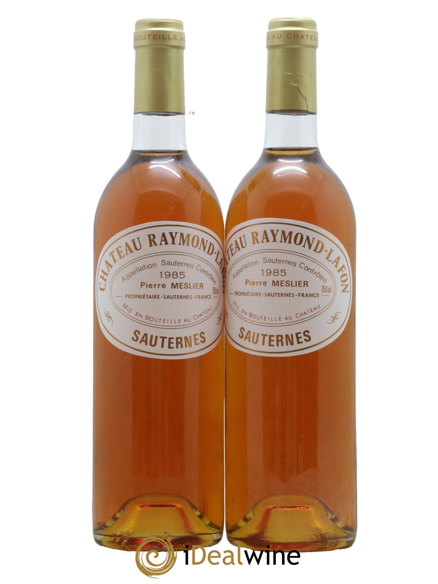 Château Raymond Lafon 1985 - Lotto di 2 bottiglie - 0