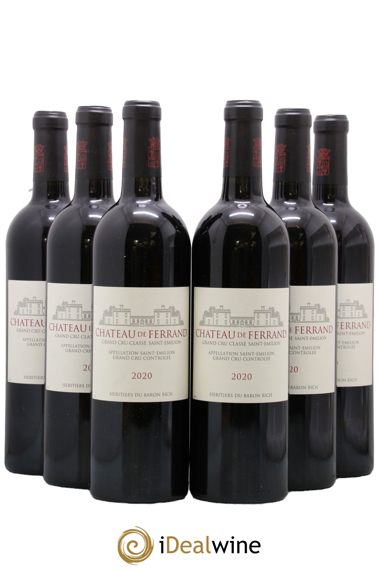 Château de Ferrand Grand Cru Classé 2020 - Lot of 6 bottles - 0