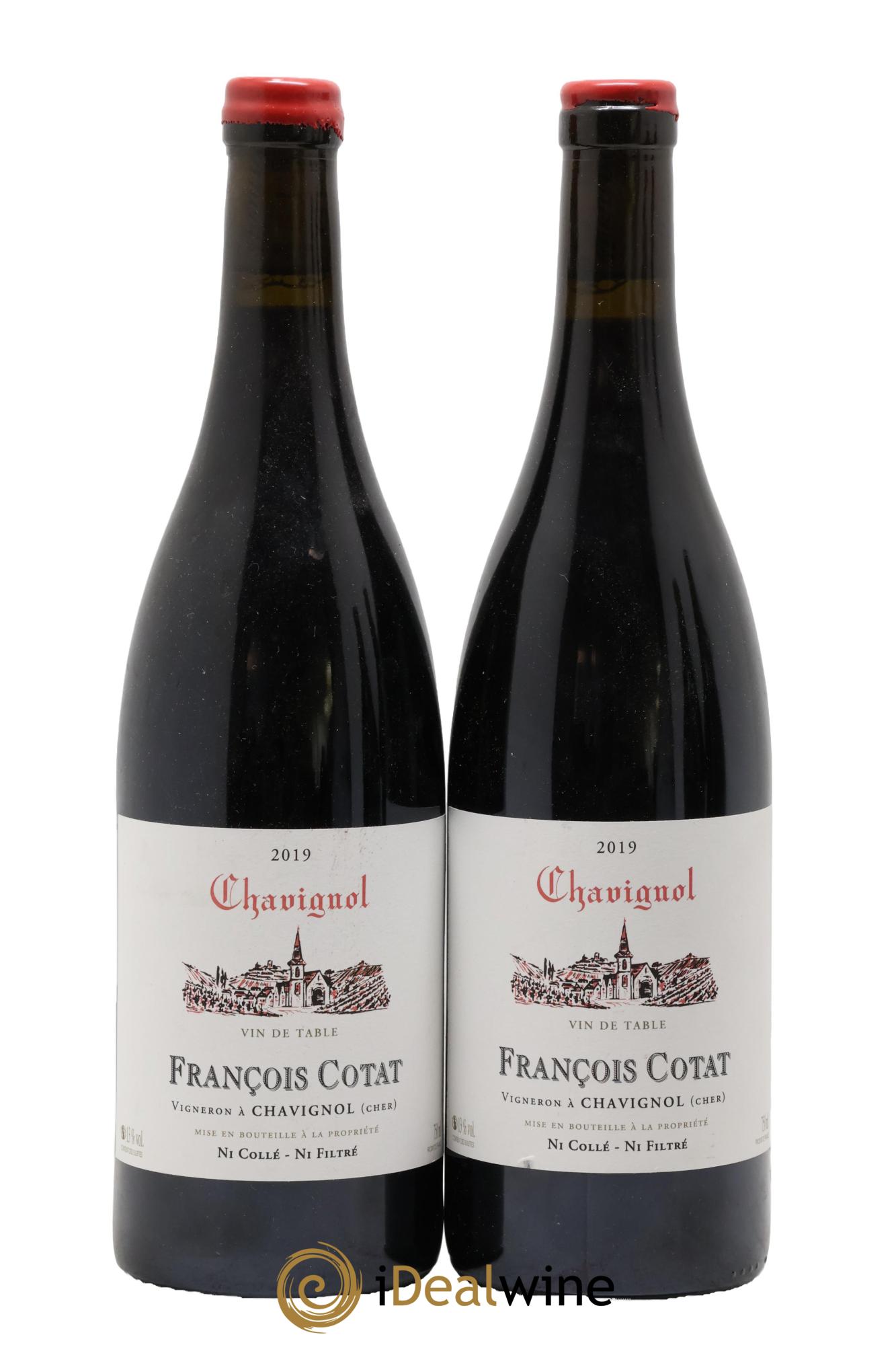 Vin de table - Chavignol François Cotat 2019 - Posten von 2 Flaschen - 0