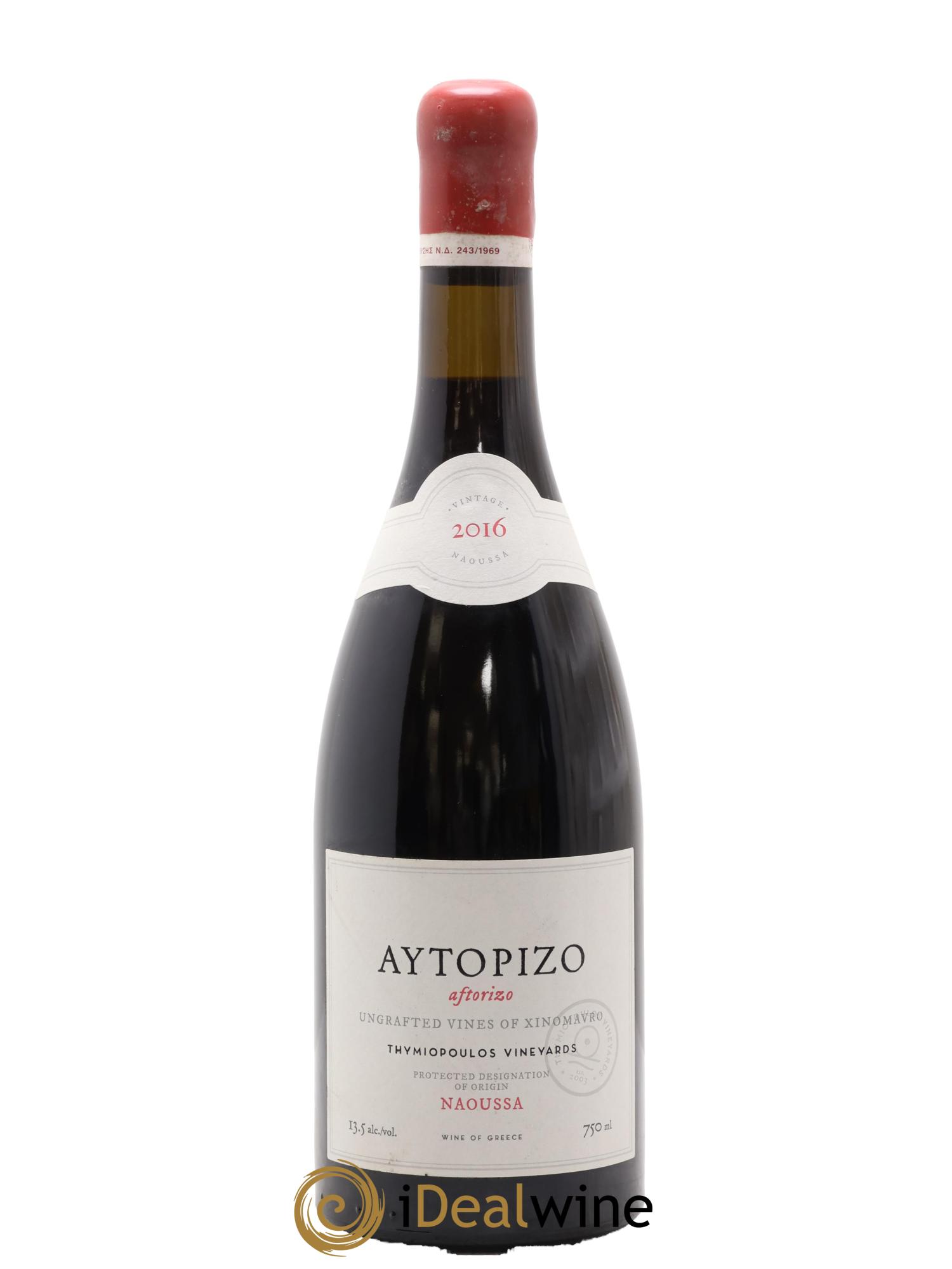 Vins Etrangers Naoussa Aftorizo Aytopizo Thymiopoulos 2016 - Posten von 1 Flasche - 0