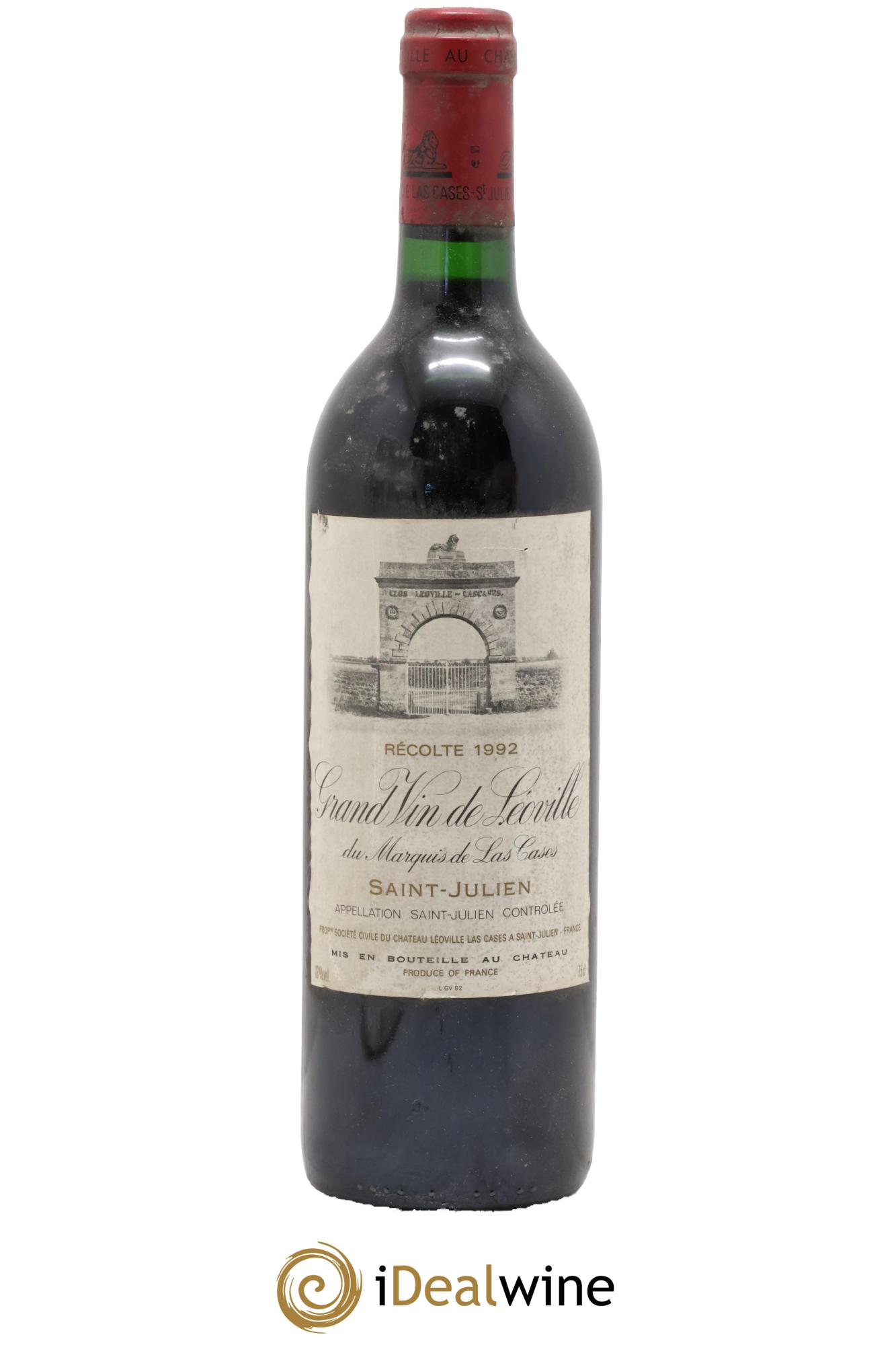 Château Léoville Las Cases 2ème Grand Cru Classé 1992 - Lot de 1 bouteille - 0
