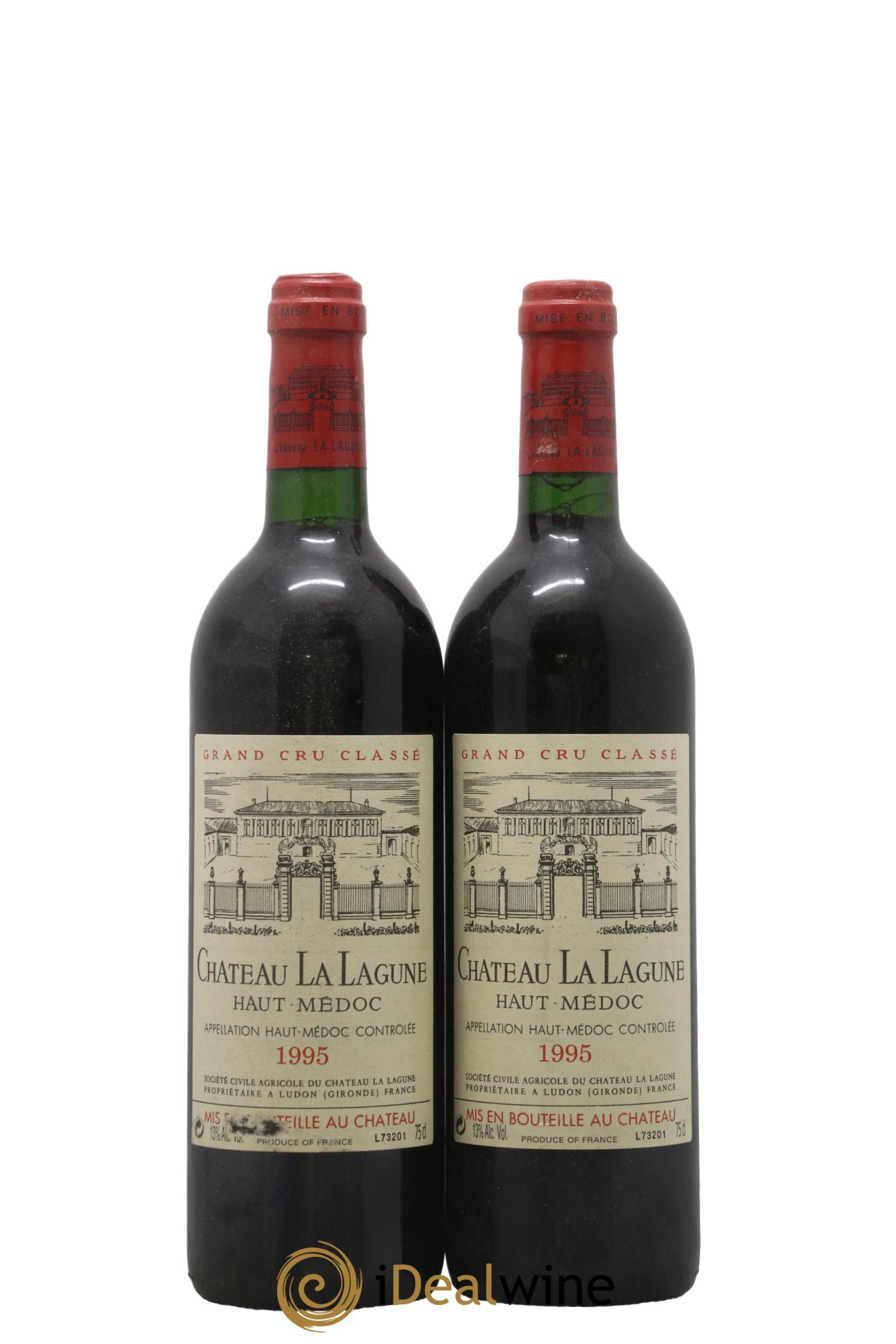 Château la Lagune 3ème Grand Cru Classé 1995 - Posten von 2 Flaschen - 0