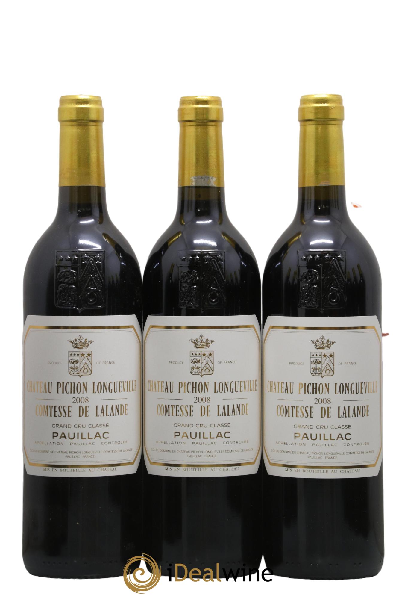 Château Pichon Longueville Comtesse de Lalande 2ème Grand Cru Classé 2008 - Lot of 12 bottles - 2