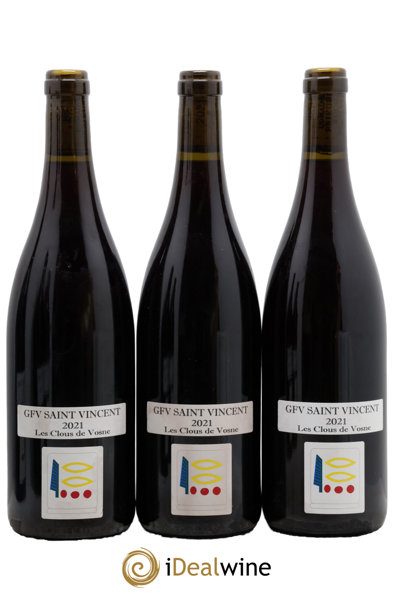 Vosne-Romanée GFV Saint Vincent Les Clous De Vosne Prieuré Roch 2021 - Posten von 3 Flaschen - 0