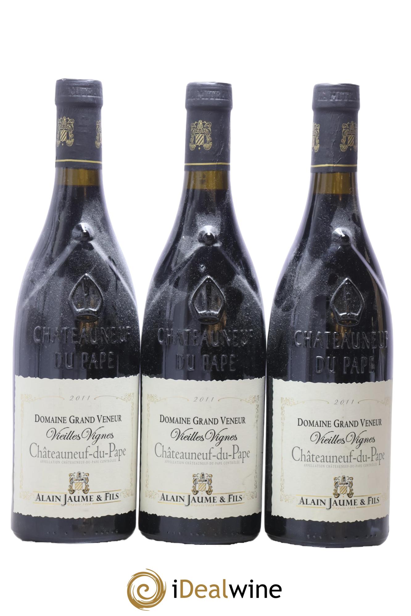 Châteauneuf-du-Pape Vieilles Vignes Grand Veneur (Domaine) 2011 - Posten von 3 Flaschen - 0